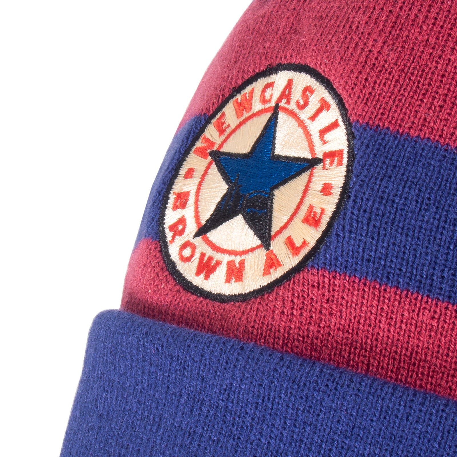 Newcastle United bobble hat in retro blue 1995 colours