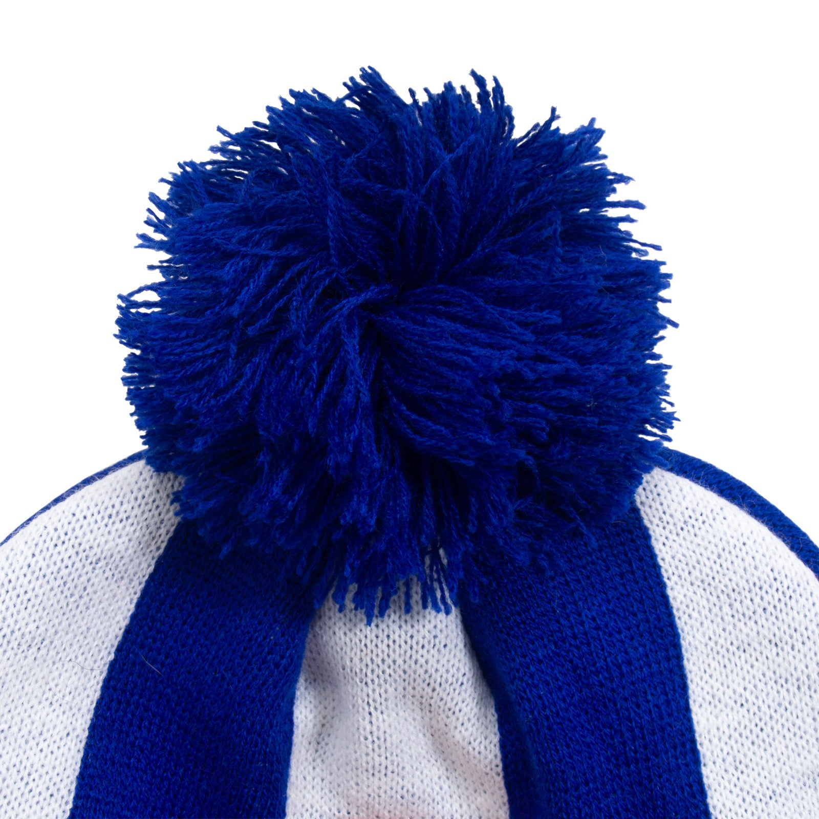 Sheffield Wednesday retro knitted bobble hat in blue 1993 colours