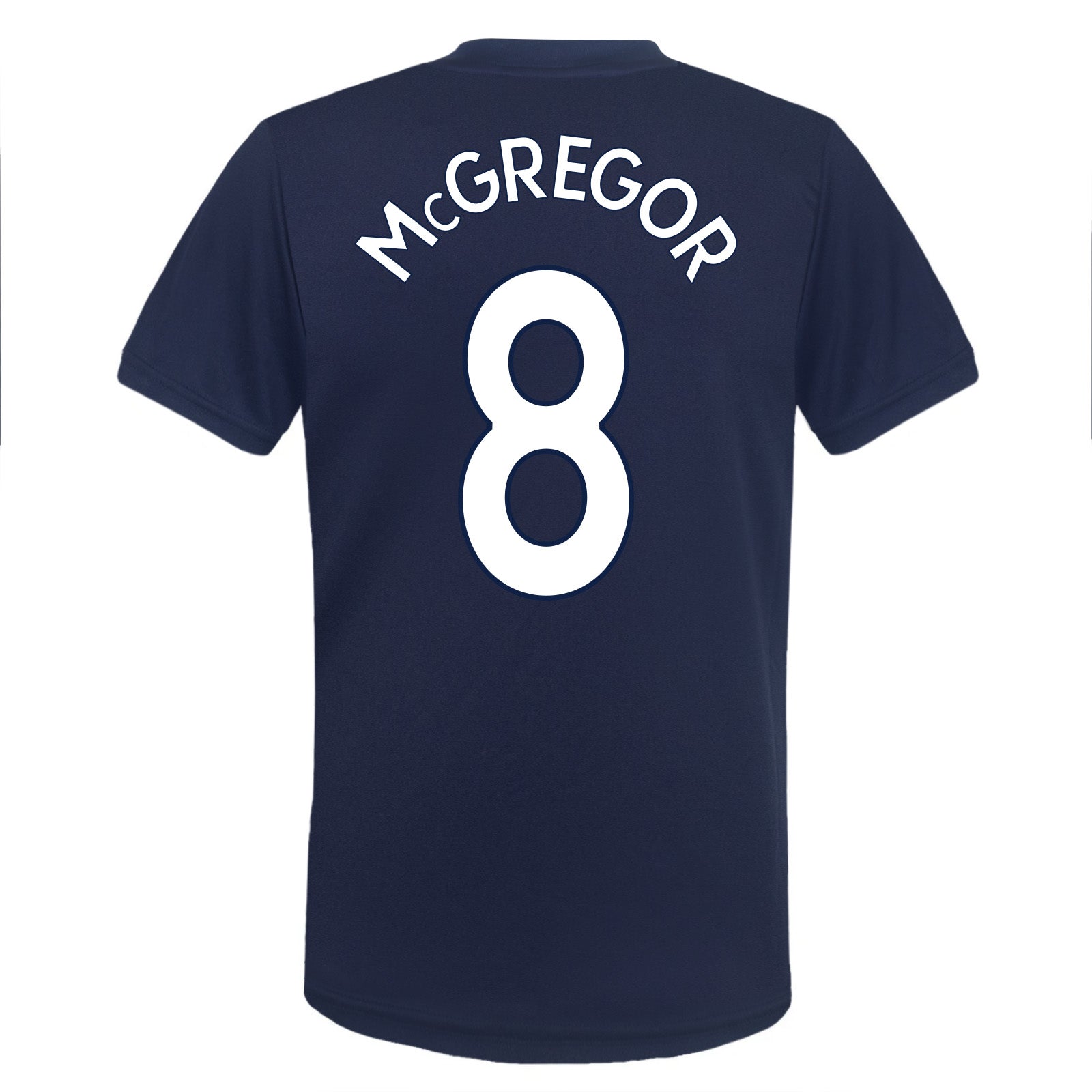 Scotland FA kids polyester T-shirt in navy blue with woven crest to chest.