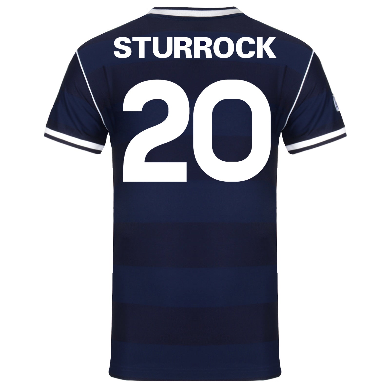 Scotland retro 1986 football shirt. Replica shirt in navy blue with crest to chest