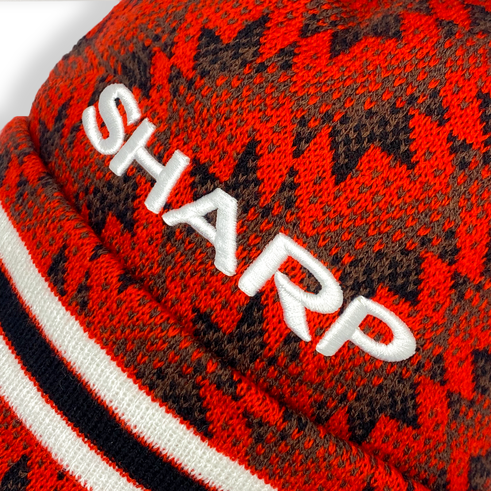 Man United bobble hat | retro red 90 colours