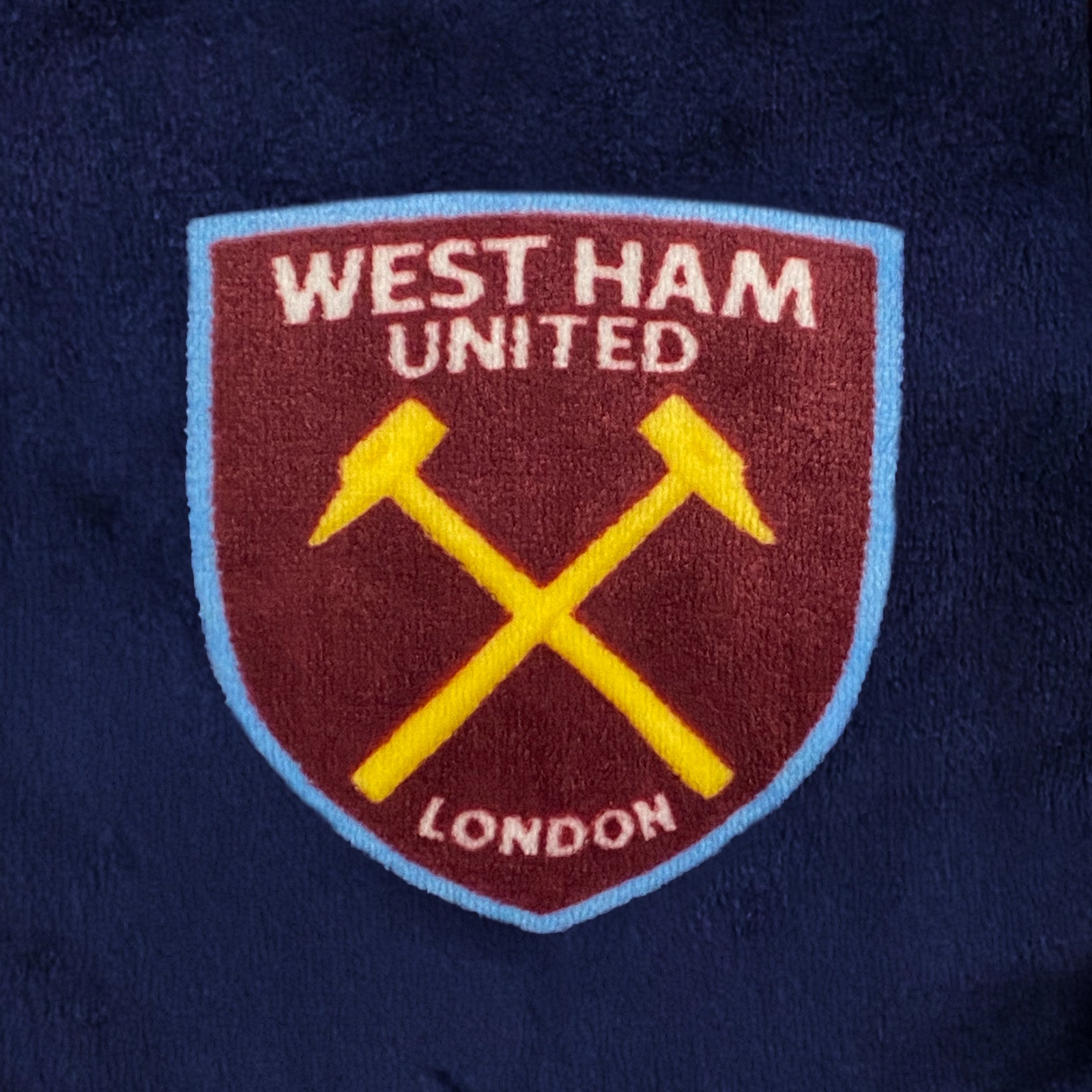 West Ham United onesie for kids in blue