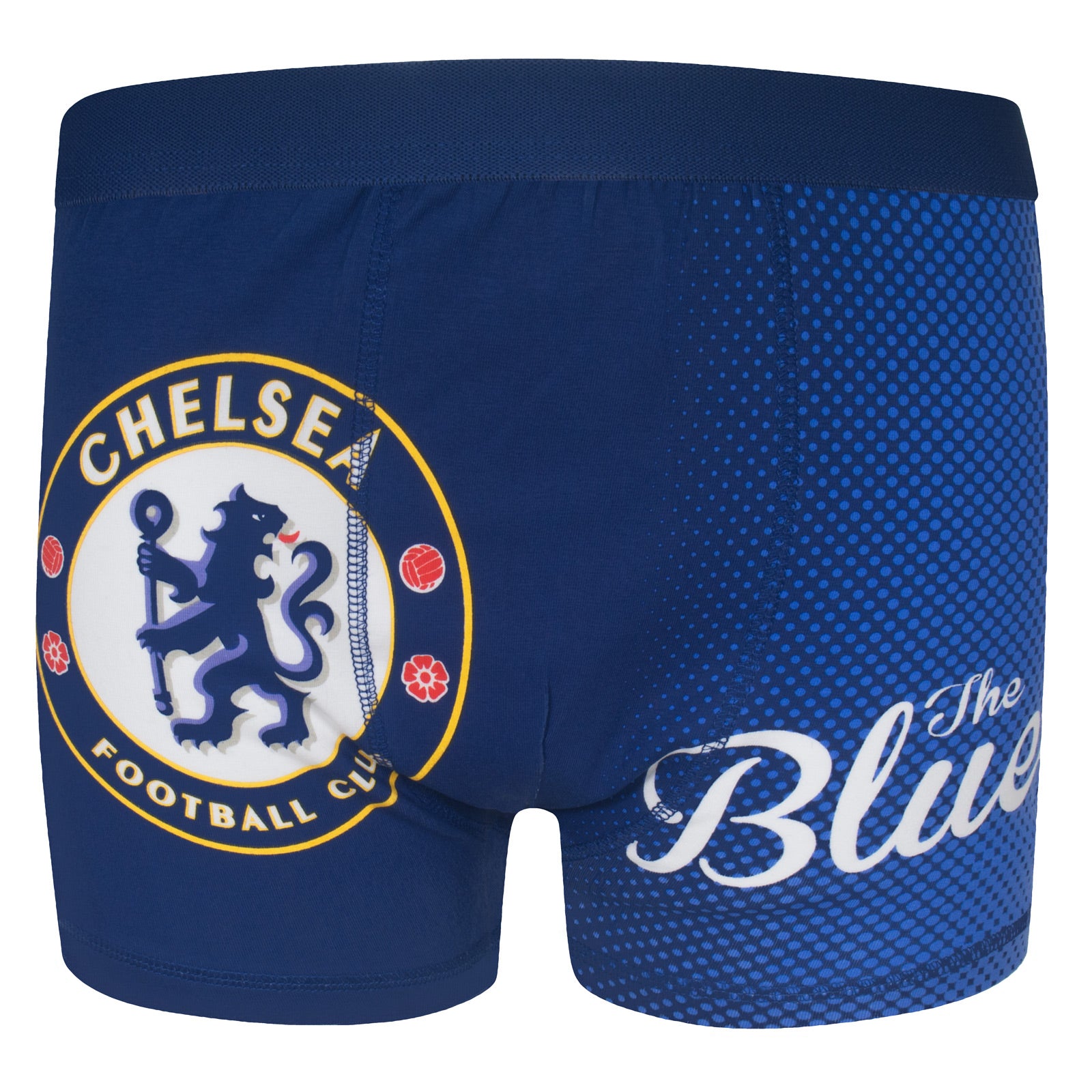 Chelsea boxer shorts for boys in blue