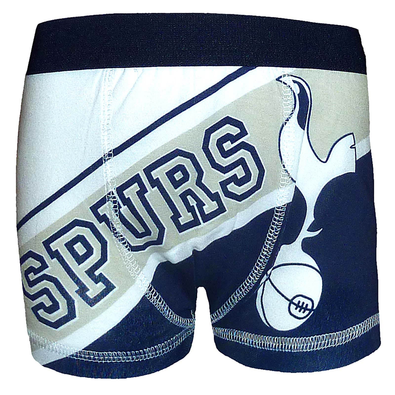 Spurs boxer shorts for boys in white