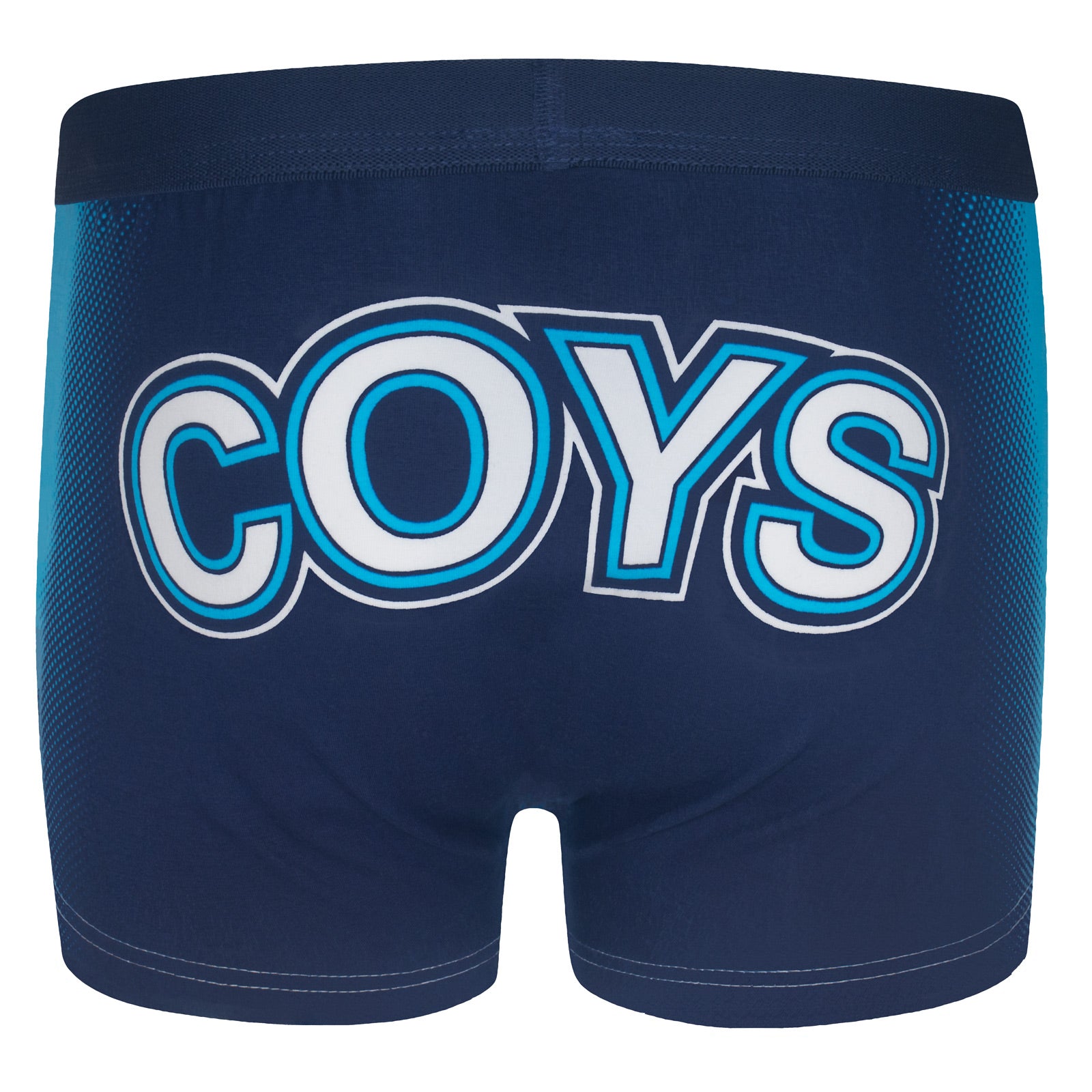 Spurs boxer shorts for boys in cyan