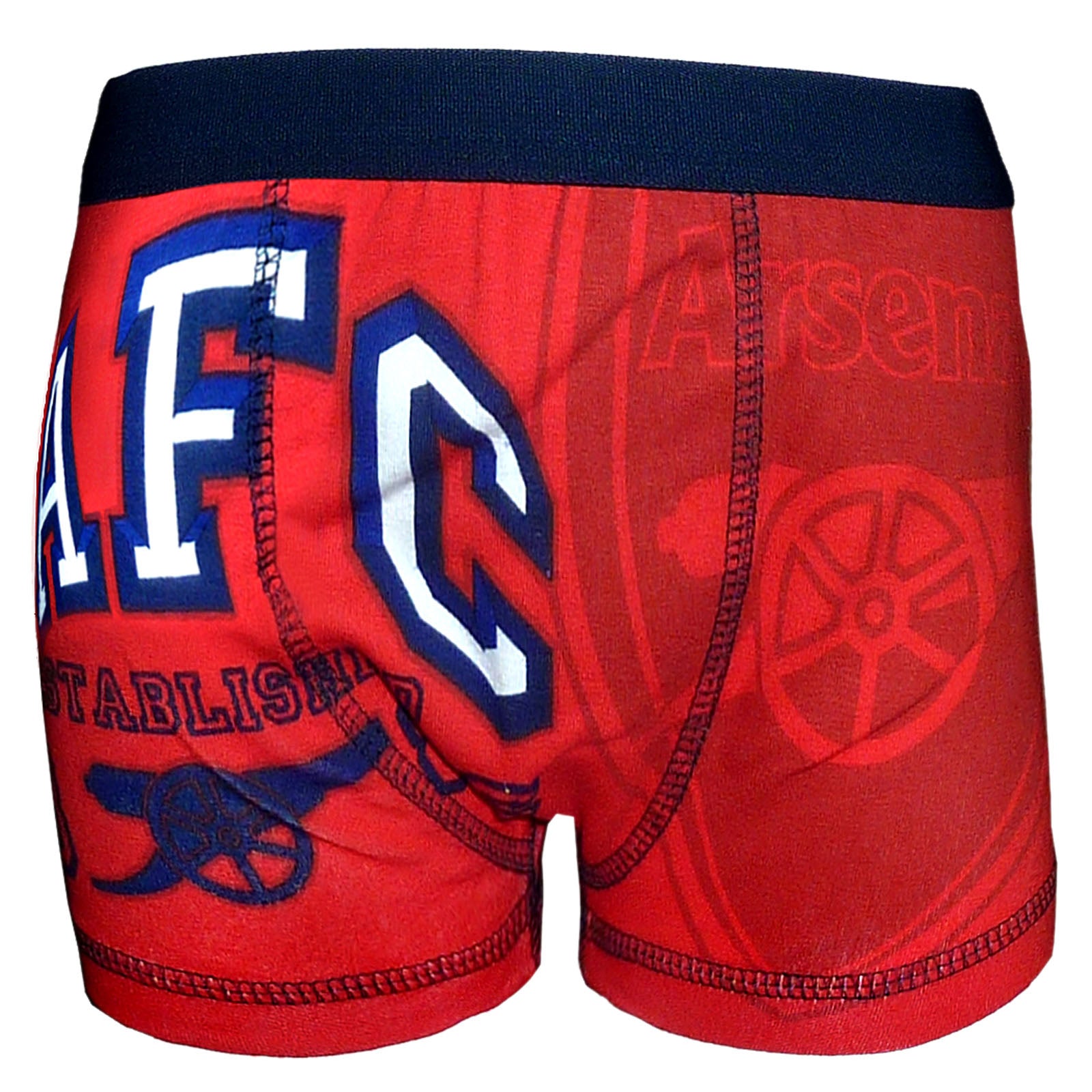 Arsenal boxer shorts for boys in red