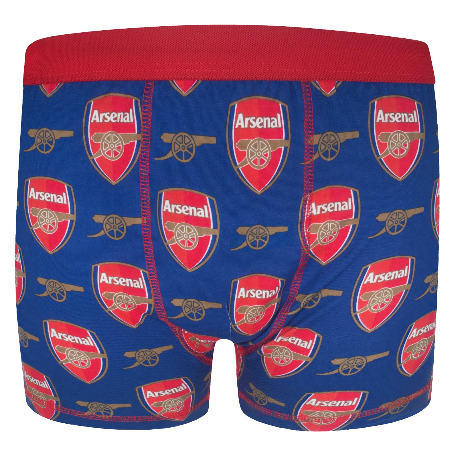 Arsenal boxer shorts for boys in navy blue