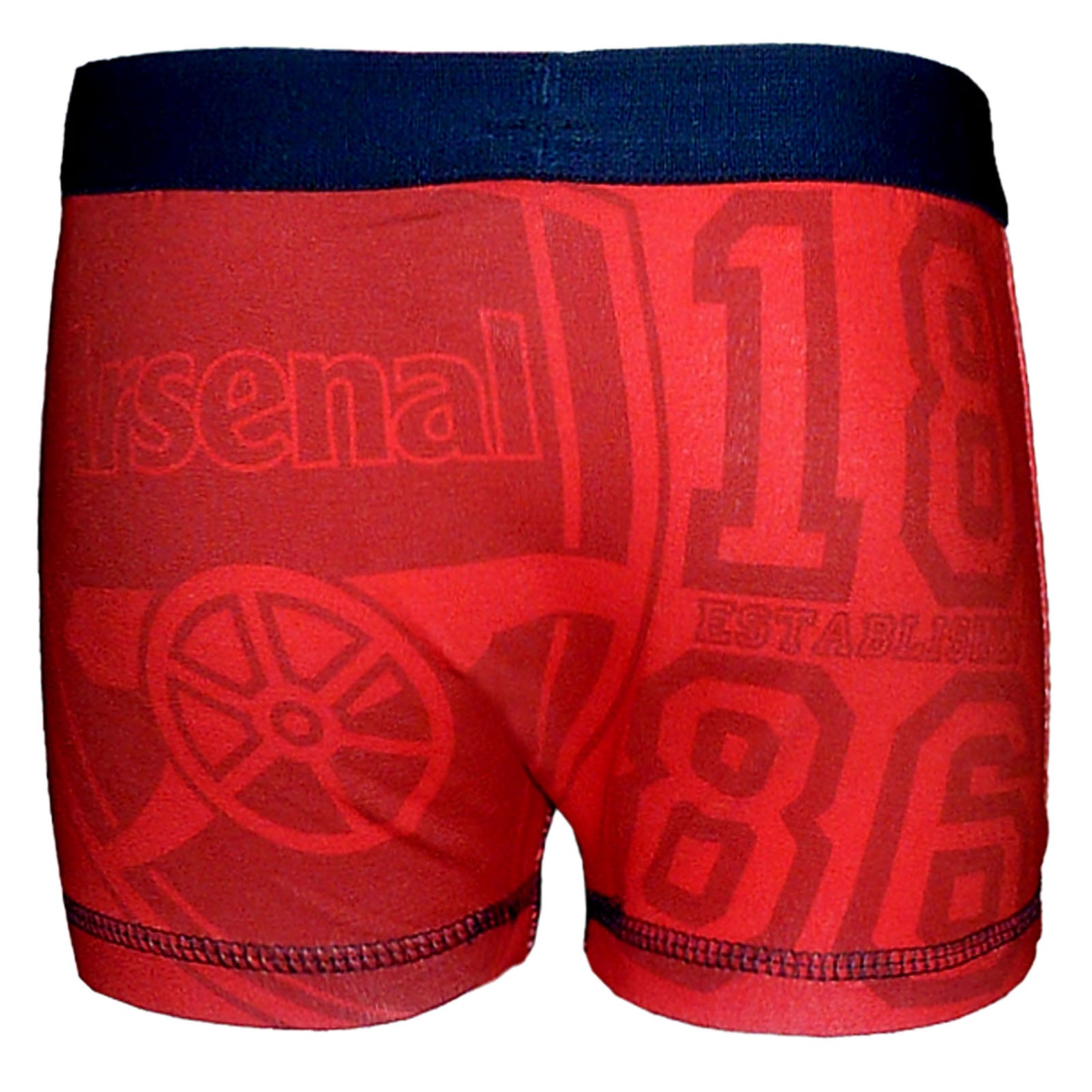 Arsenal boxer shorts for boys in red