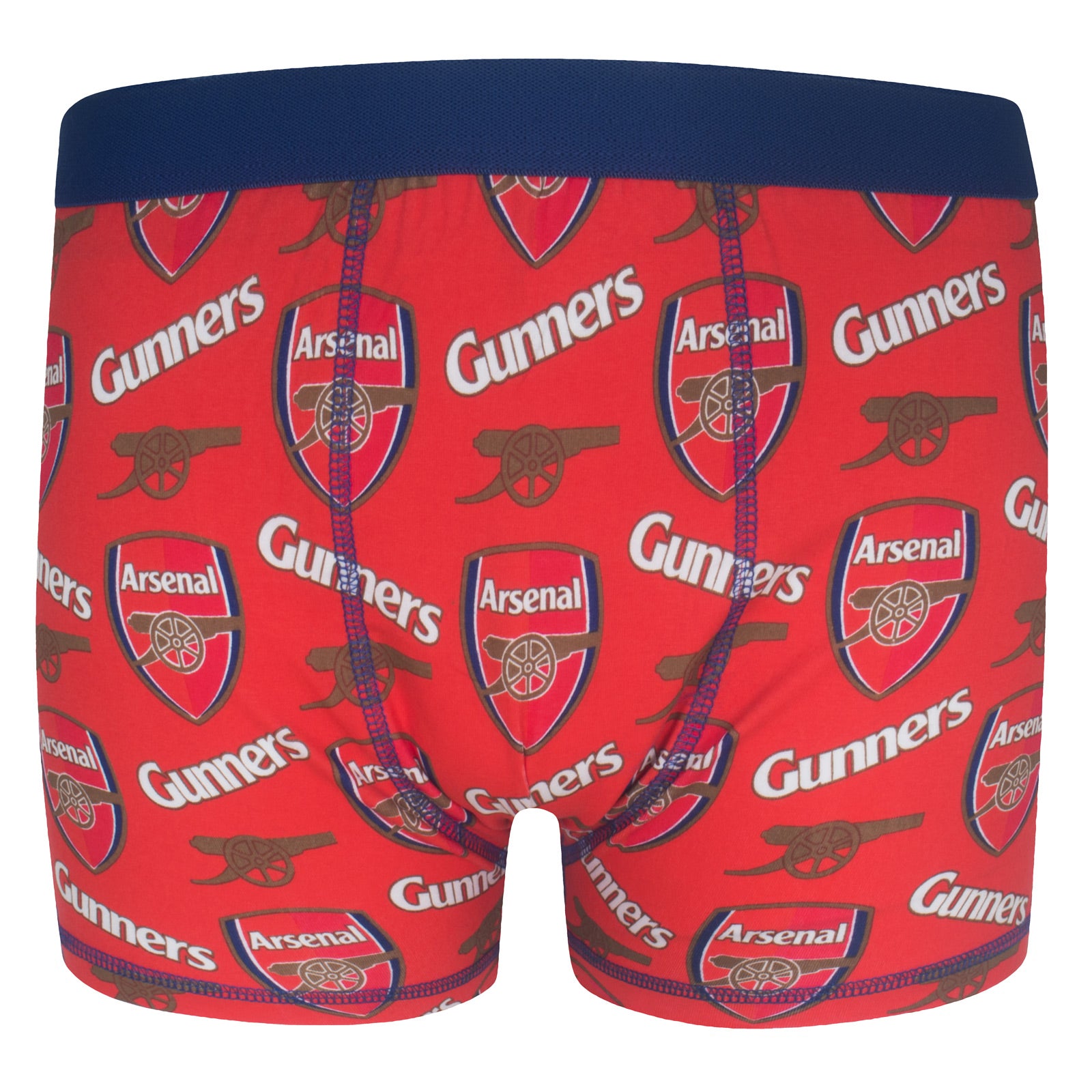 Arsenal boxer shorts for boys in red