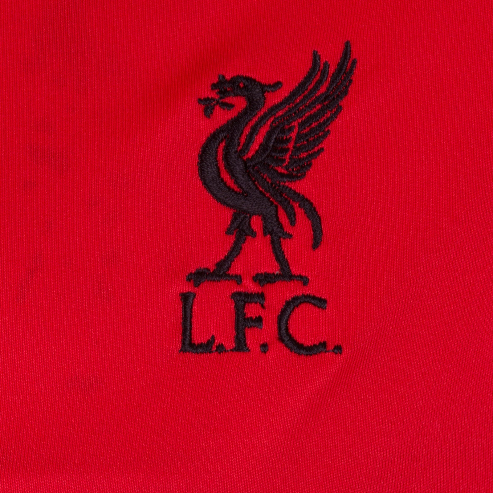 Liverpool adults T-shirt in red with club crest to chest