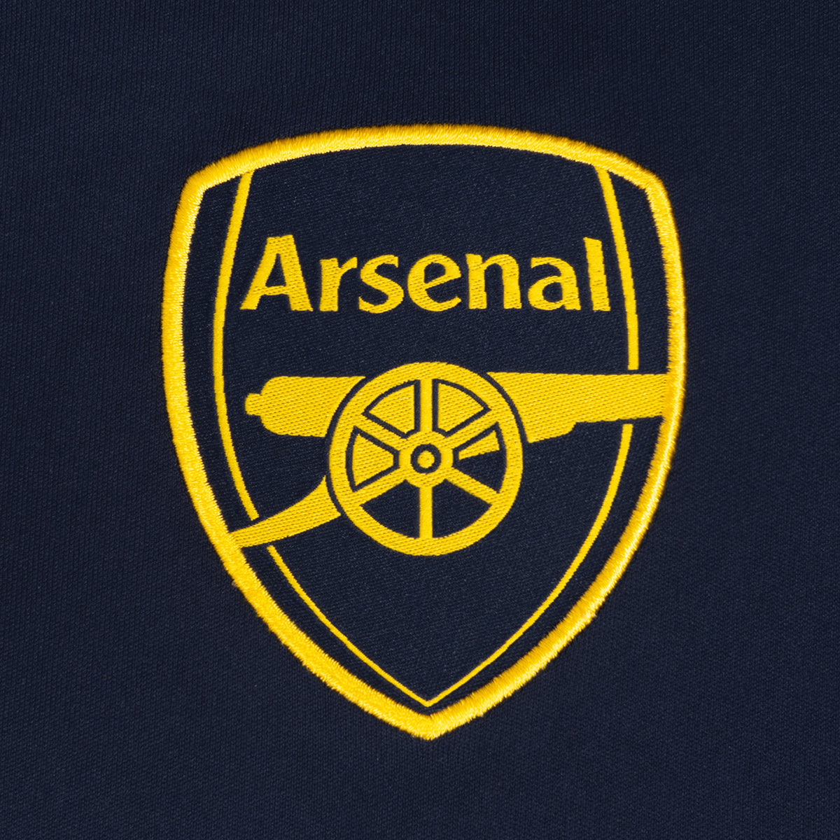 Arsenal adults T-shirt in black marl with club crest to chest