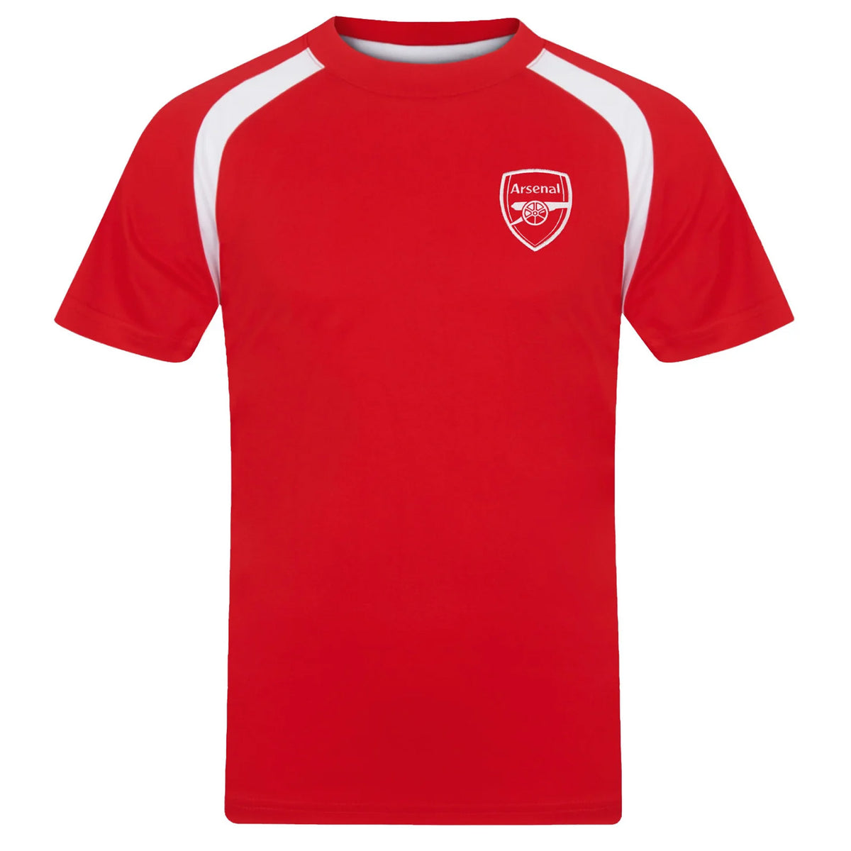 Arsenal adults T-shirt in black marl with club crest to chest