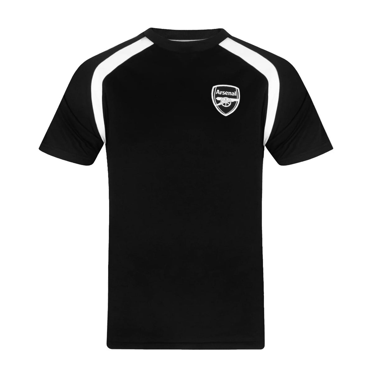 Arsenal kids T-shirt in black with club crest to chest