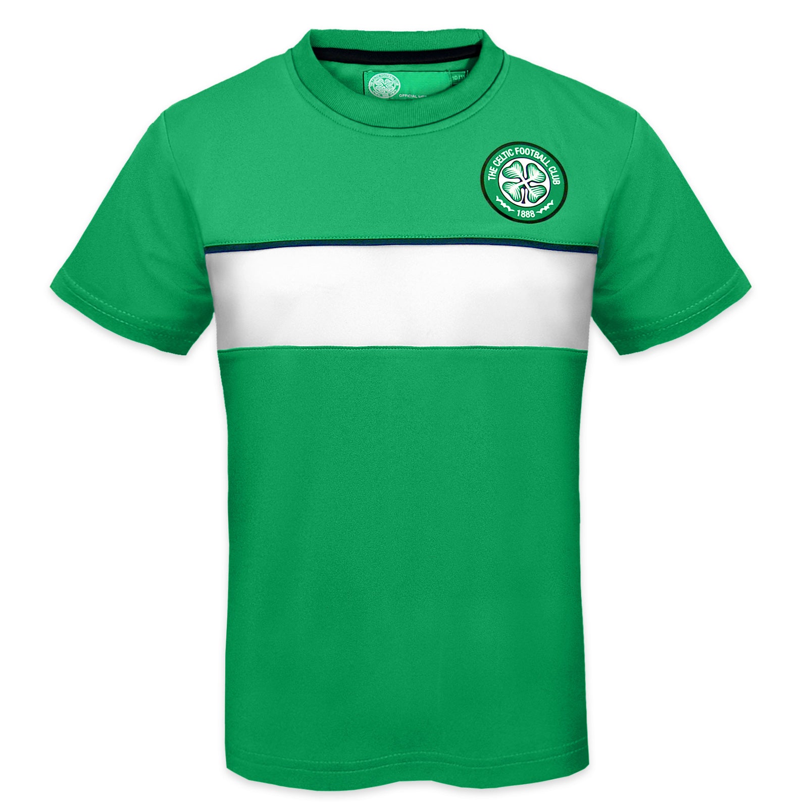 Celtic kids T-shirt in green with club crest to chest