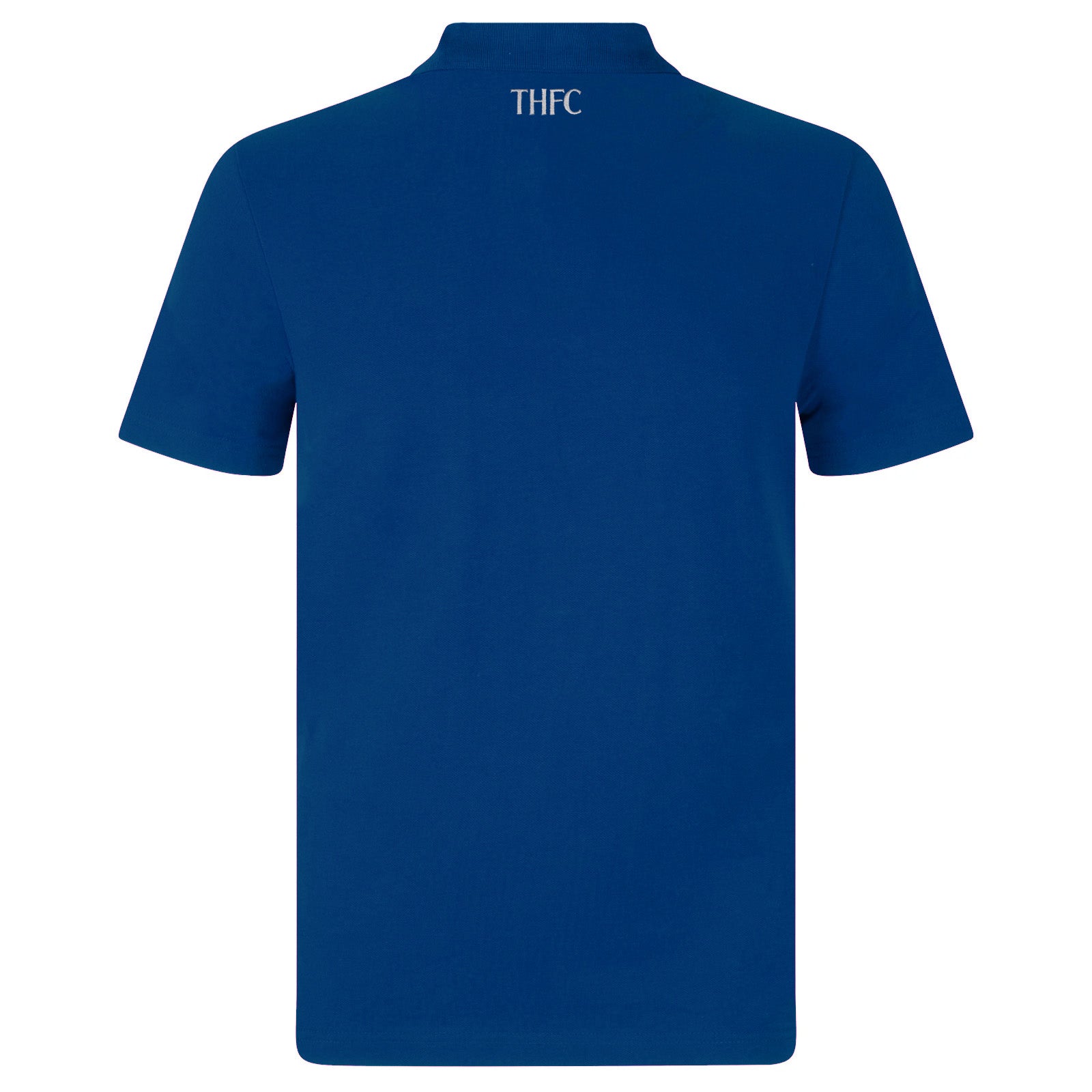 Spurs adults polo shirt in marine with Spurs badge and text to chest.