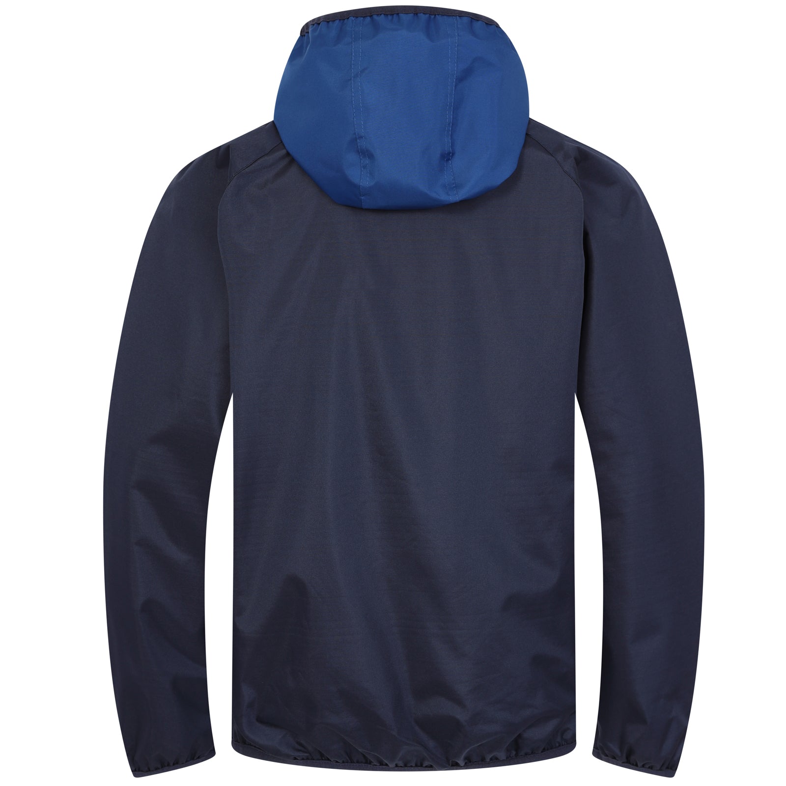 Spurs adults shower jacket in royal blue with club crest to the chest.