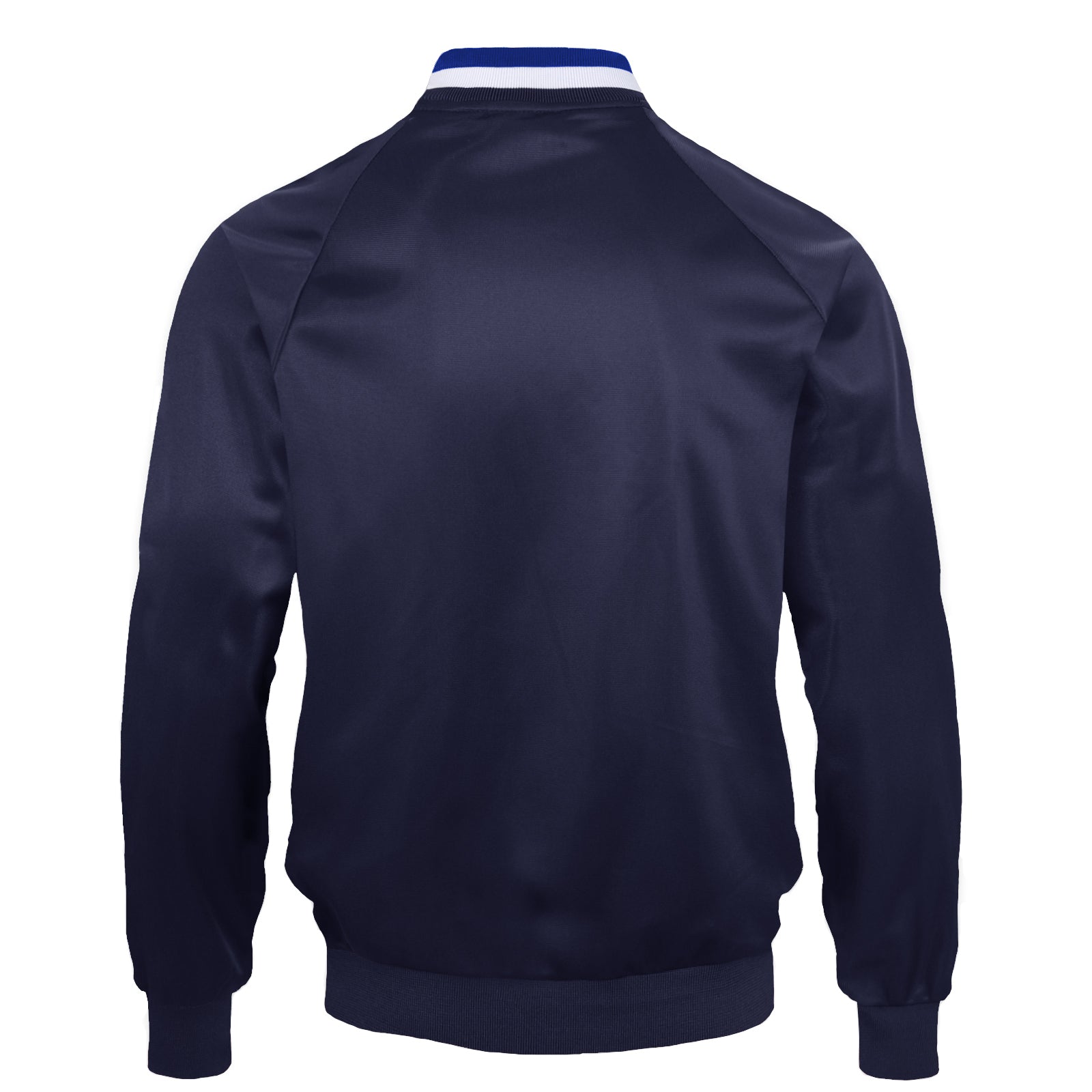Spurs adults retro track jacket in navy blue with club crest to chest.