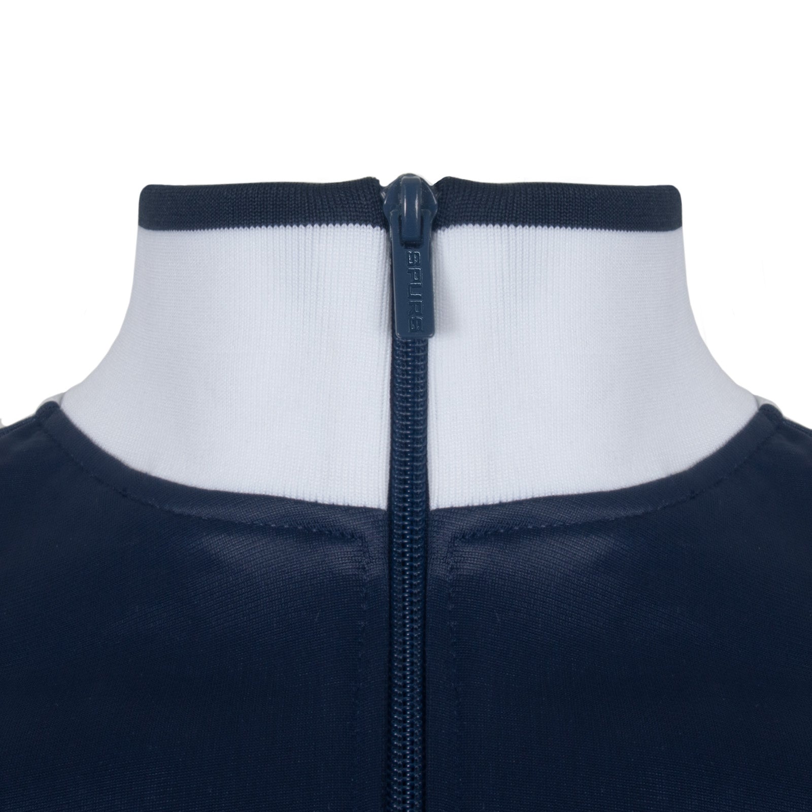 Spurs adults retro track jacket in navy blue with club crest to chest.