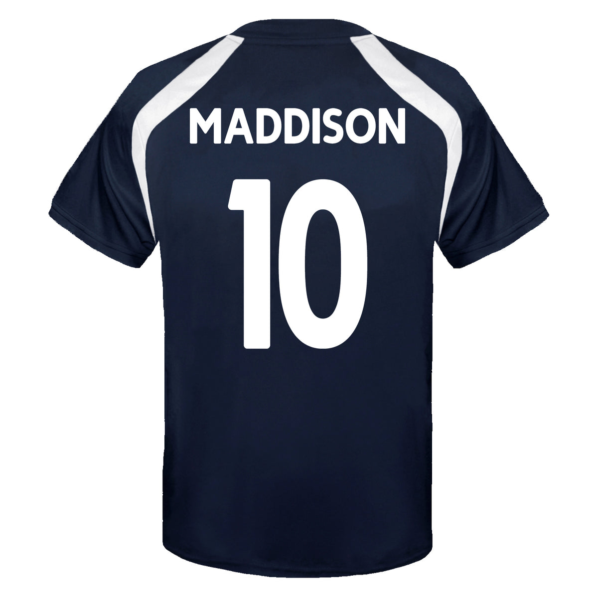 Spurs kids poly T-shirt in navy blue with club crest to chest