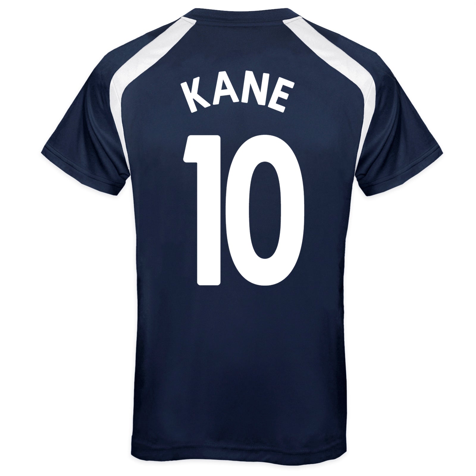 Spurs adults poly T-shirt in navy blue with club crest to chest