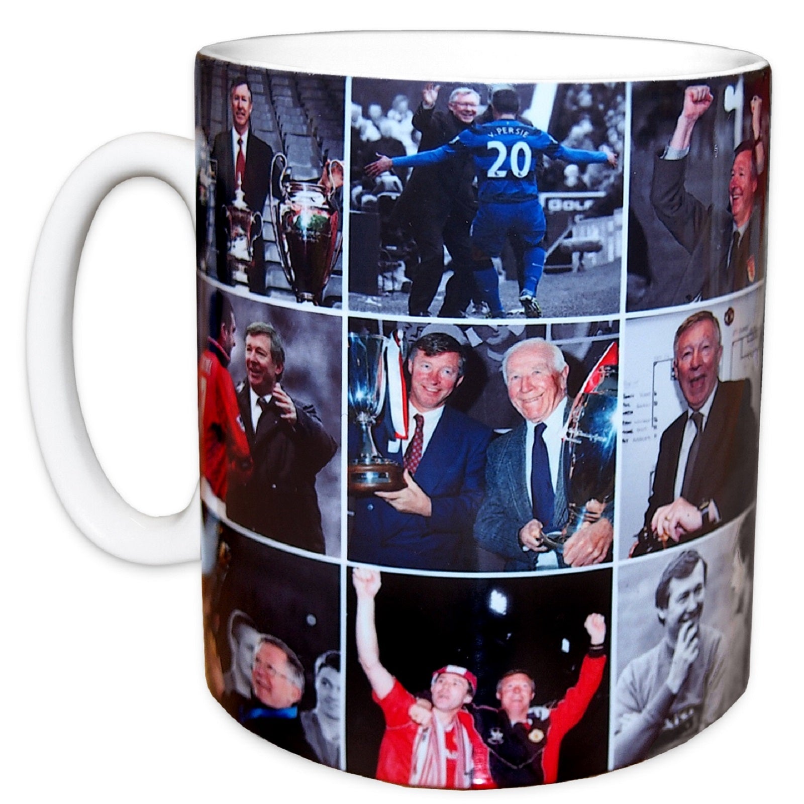 Man United mug - legends Alex Fergusson in red