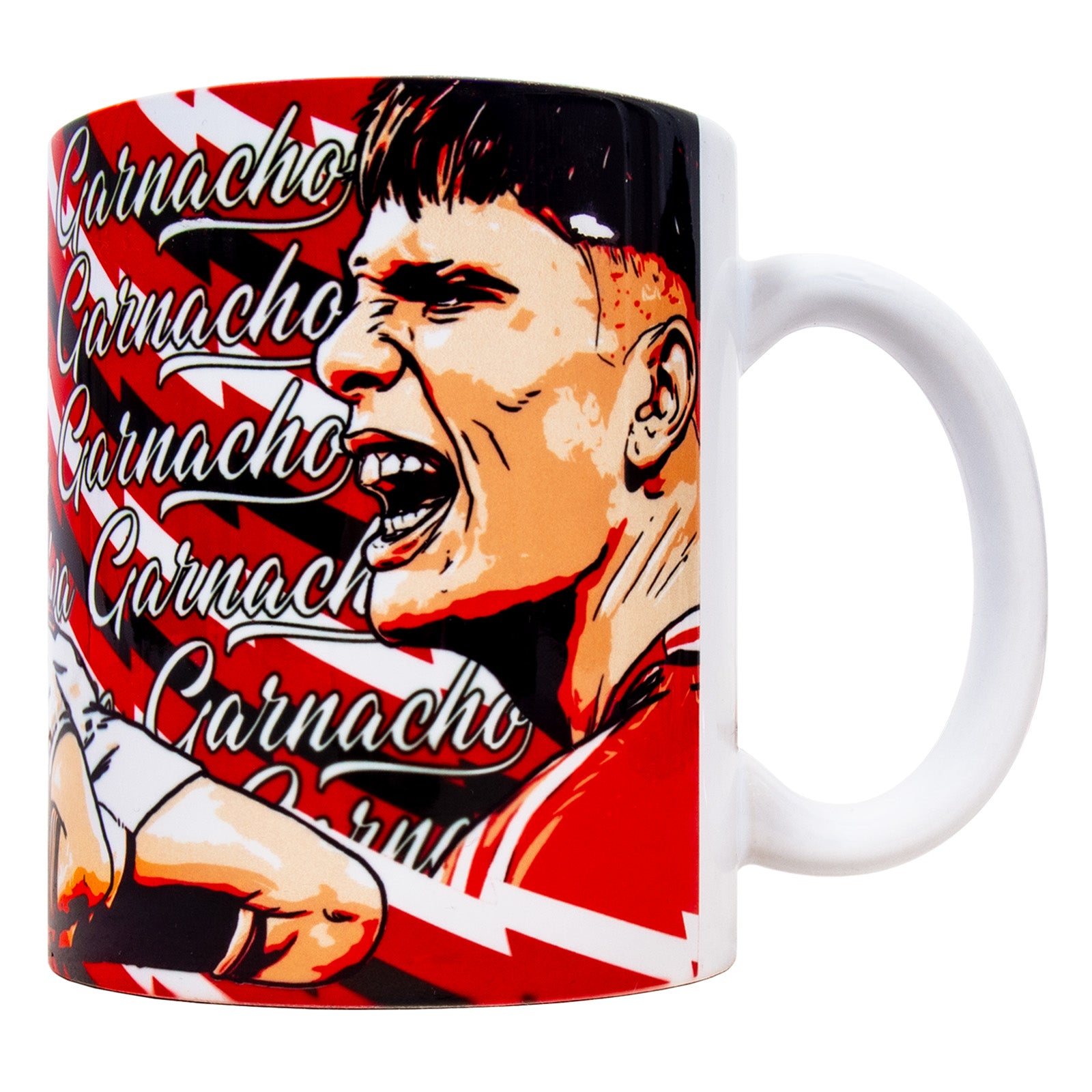 Man United mug - legends Garnacho in red