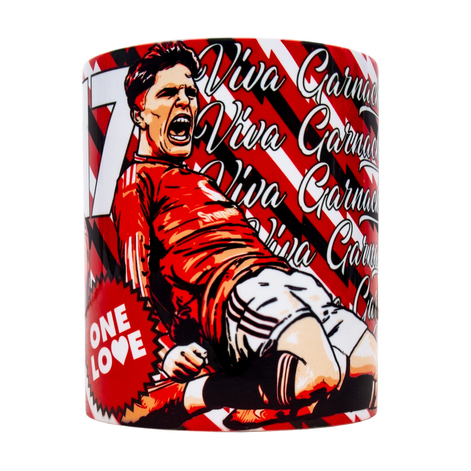 Man United mug - legends Garnacho in red