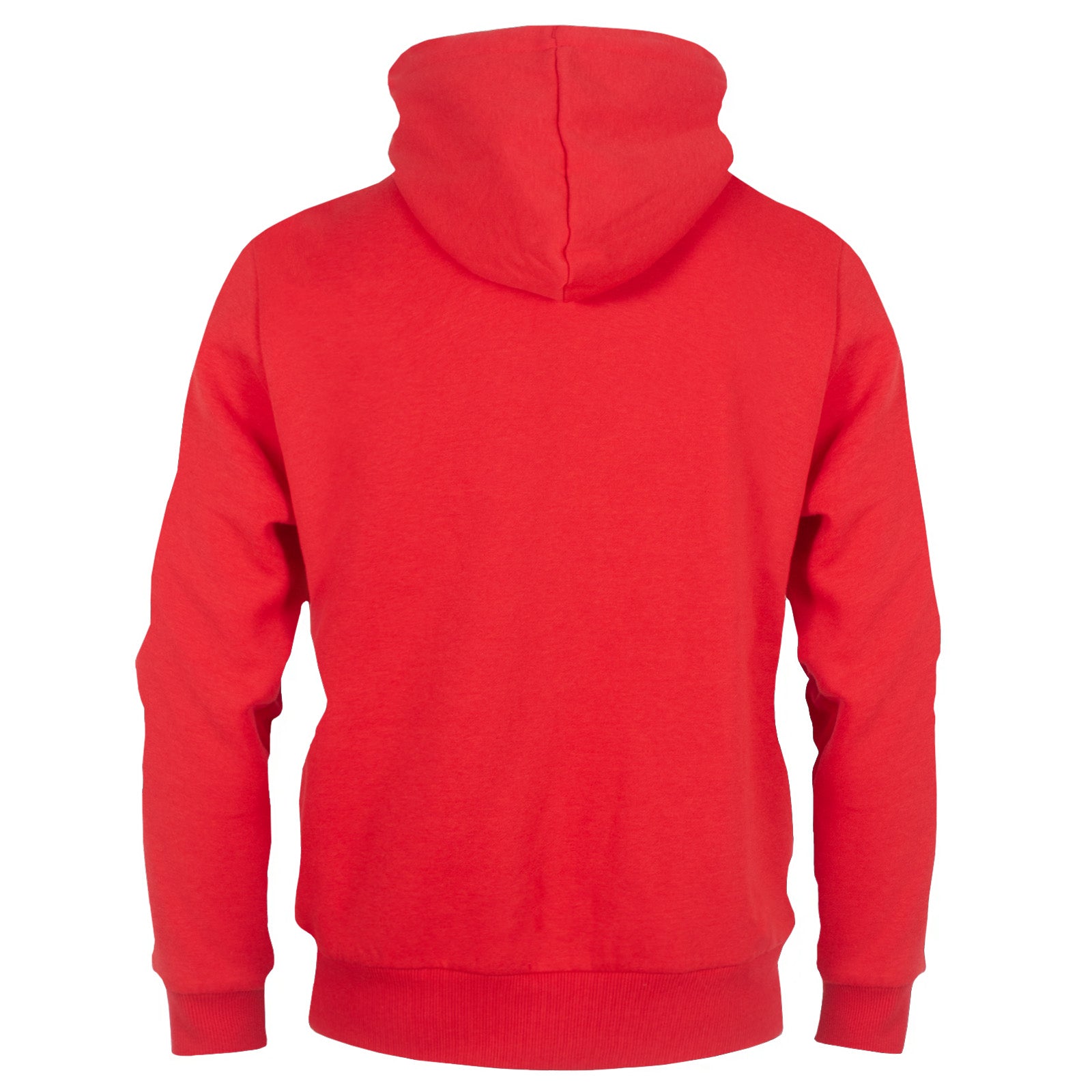 Arsenal adults graphic hoodie in red with Gunners crest to the centre of the front.