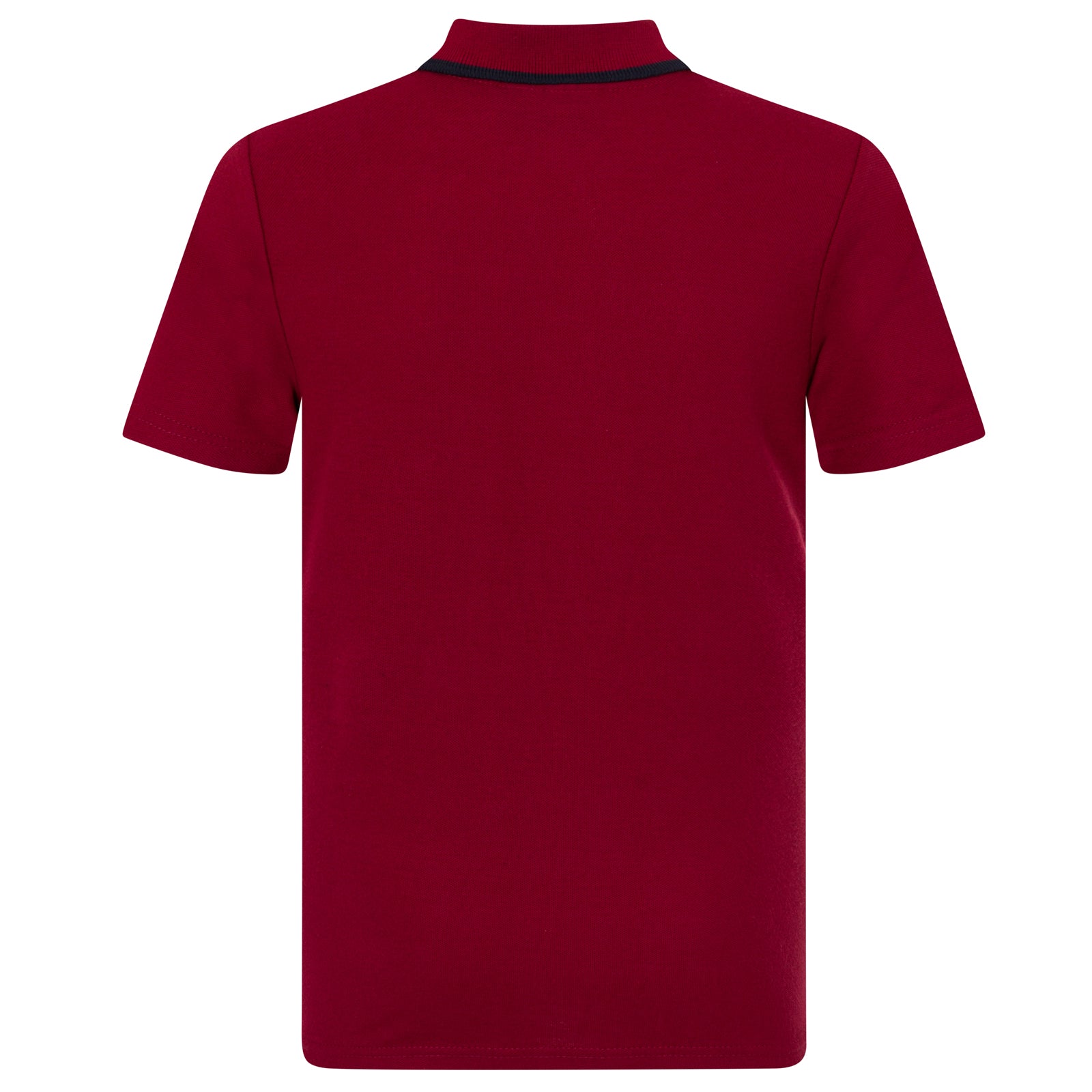 FC Barcelona kids polo shirt in red with FCB logo and 3D Barca text to chest