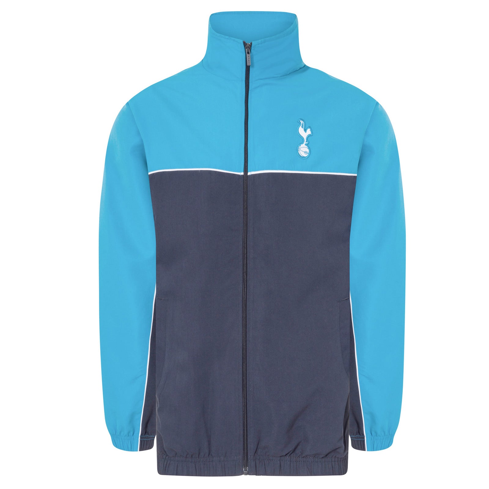 Spurs kids tracksuit in blue with club crest to chest and left thigh