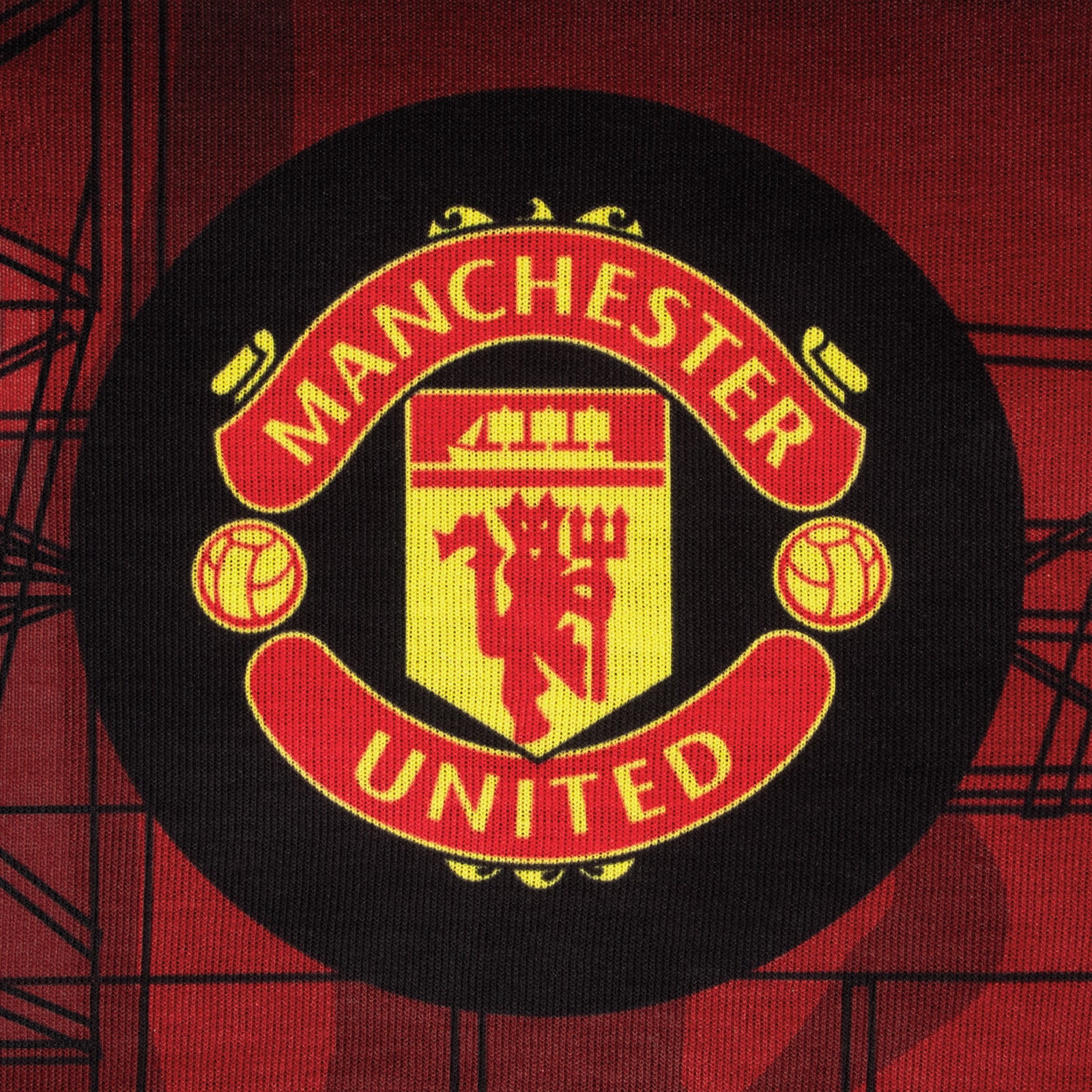 Manchester United short pyjamas for kids in red