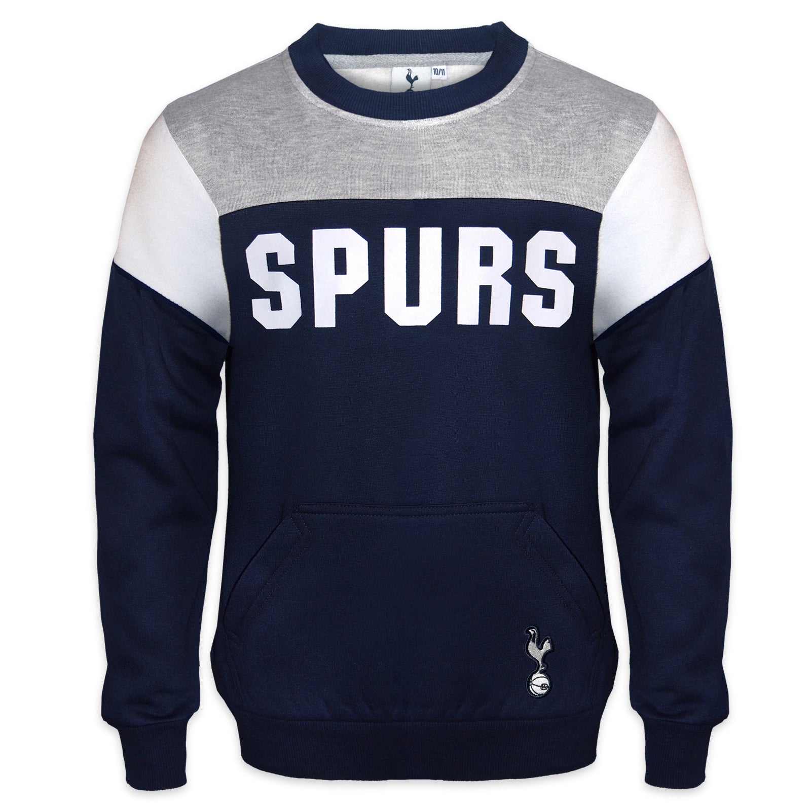 Spurs kids sweatshirt in navy blue with club crest to chest.