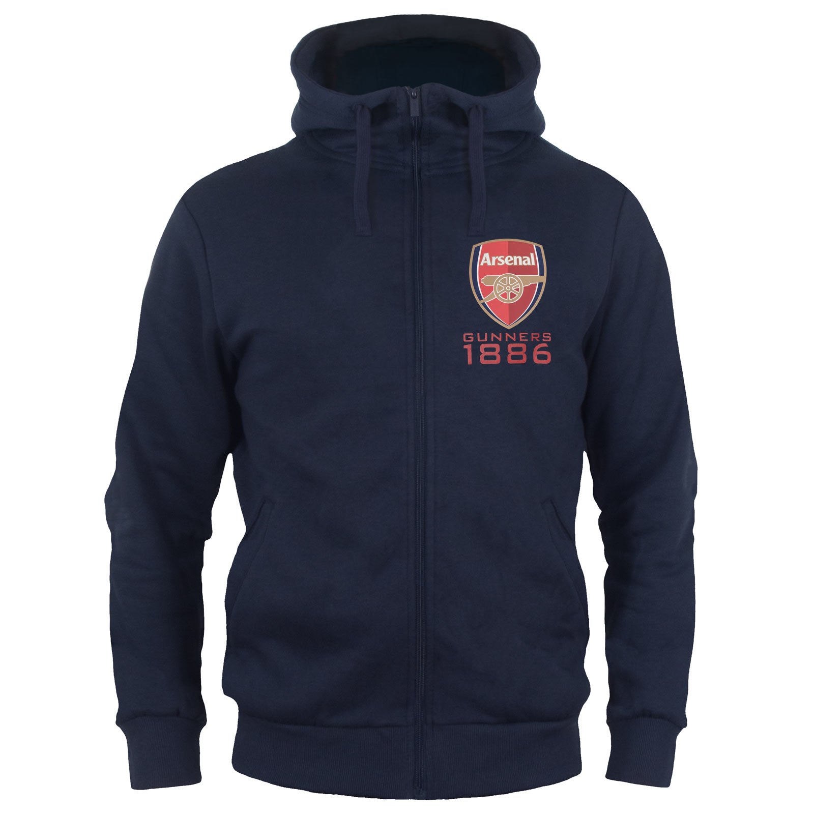 Arsenal FC Mens Zip Hoody