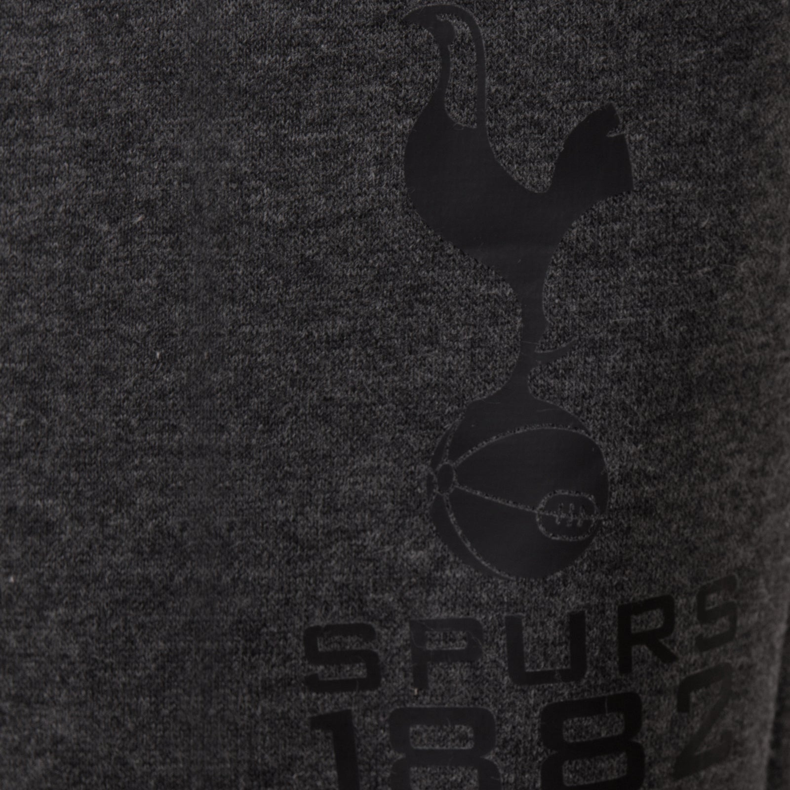 Spurs kids zip through hoodie in grey with full colour club crest & text print to front