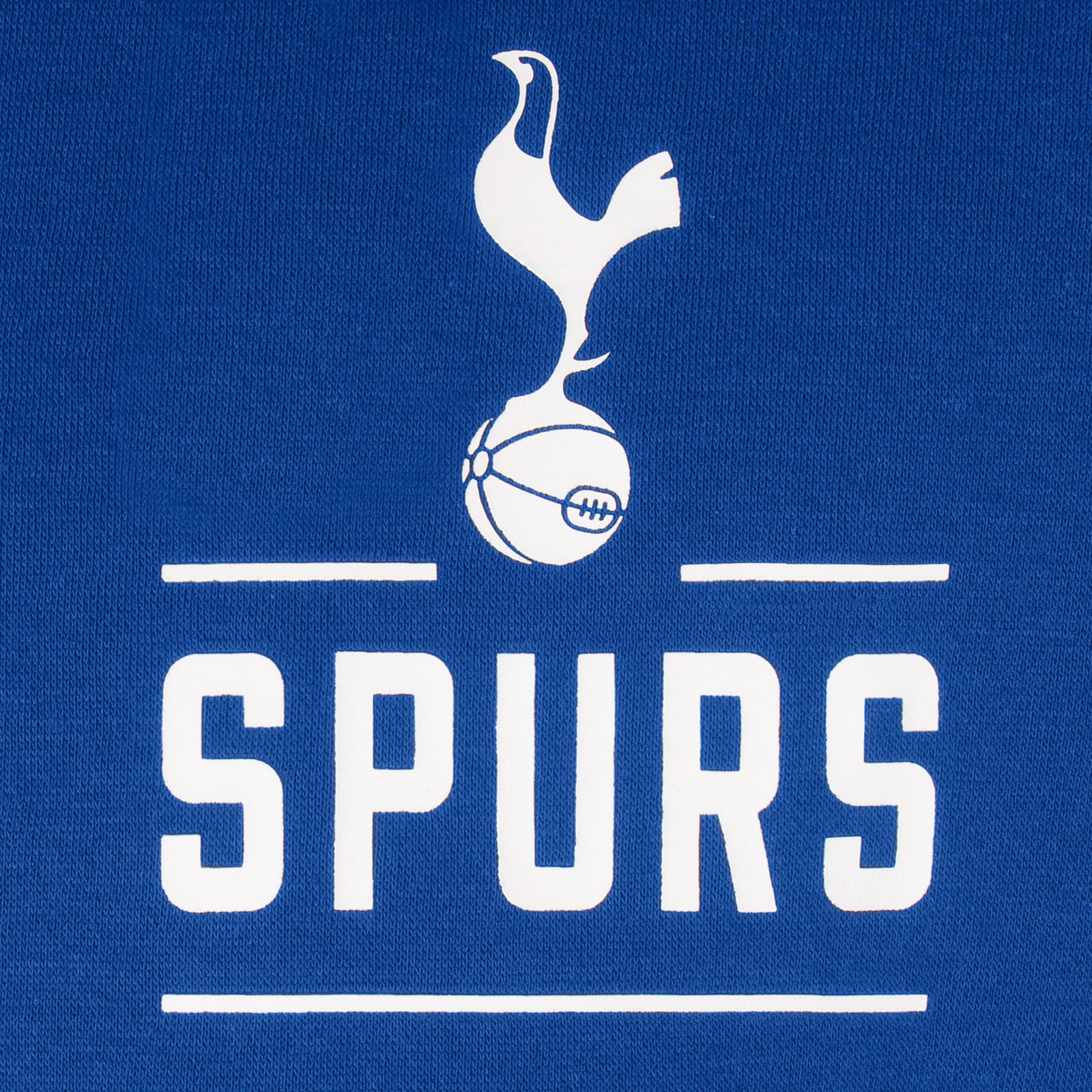 Spurs adults zip hoodie in marine with club crest on the left chest.