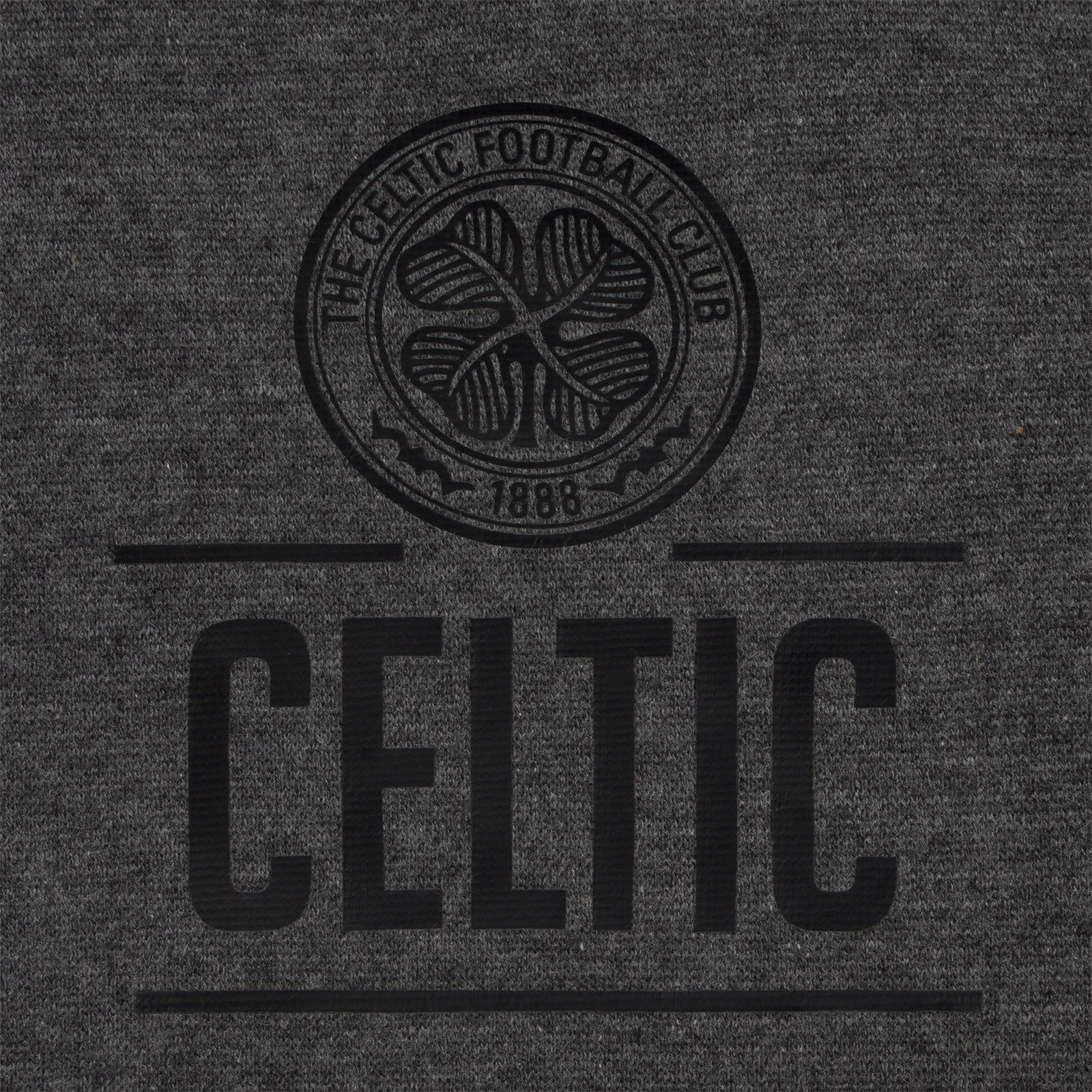 Celtic adults zip hoodie in grey with club crest on the left chest.