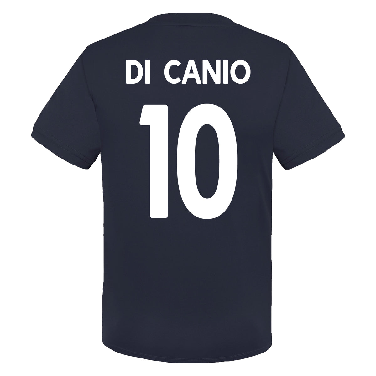 West Ham kids poly T-shirt in navy blue with club crest to chest