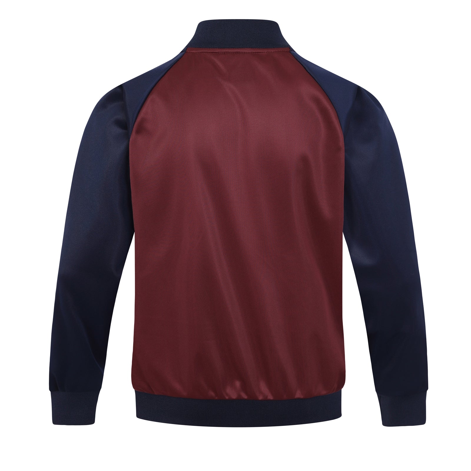 West Ham kids retro track jacket in navy blue with club crest to chest.