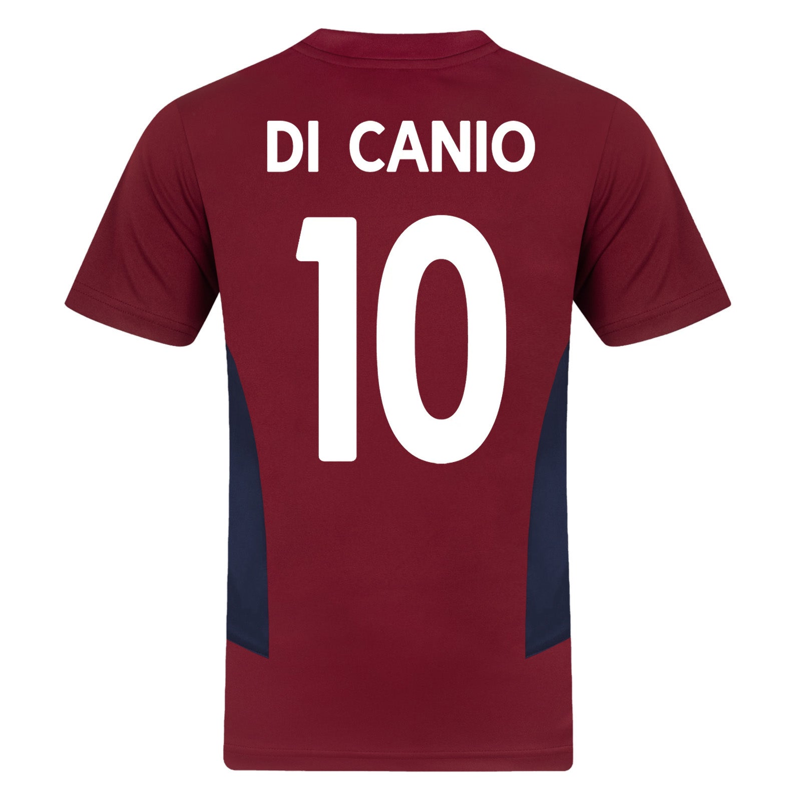 West Ham adults poly T-shirt in claret with club crest to chest