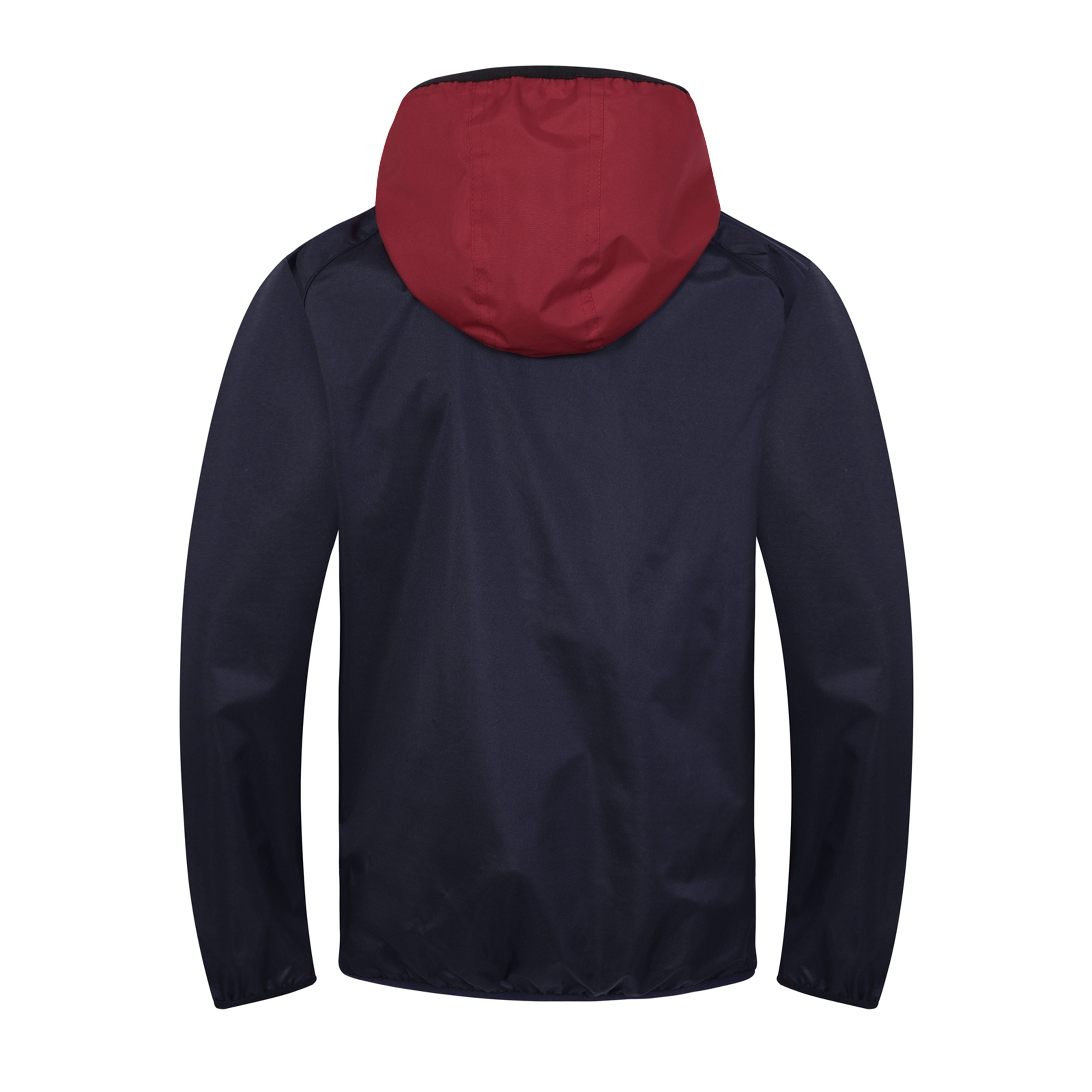 West Ham adults shower jacket in navy with club crest and pockets to front