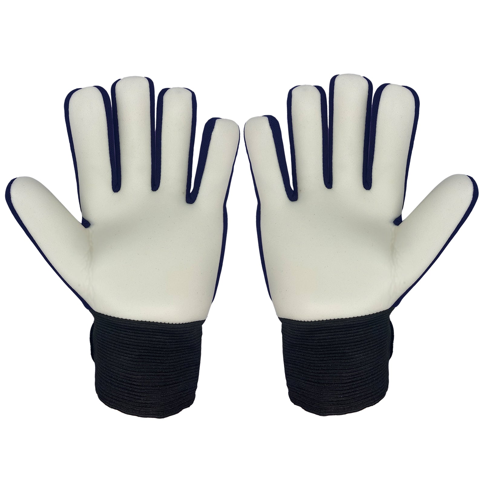 Chelsea blue goalkeeper gloves with CFC crest & text print to each glove