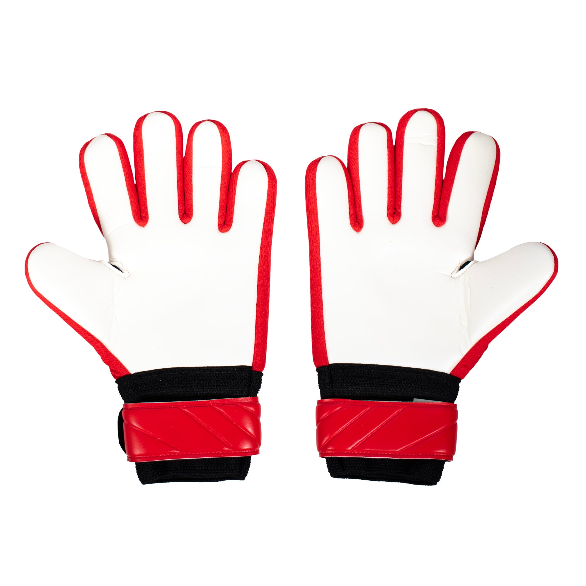 Liverpool red goalkeeper gloves with LFC crest & text print to each glove