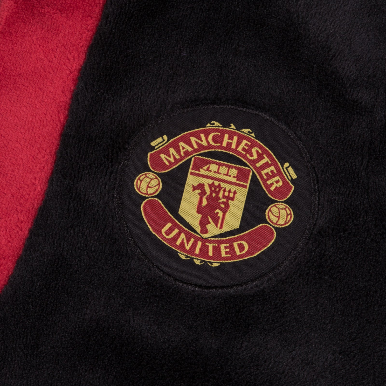 Man United dressing gown for kids in black