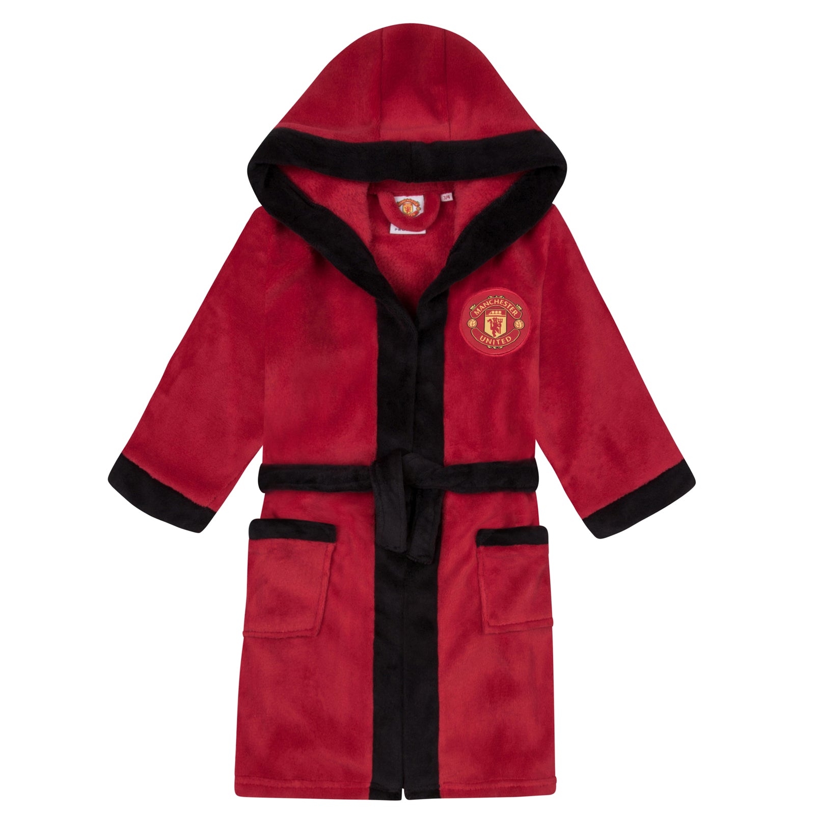 Man United dressing gown for kids in red