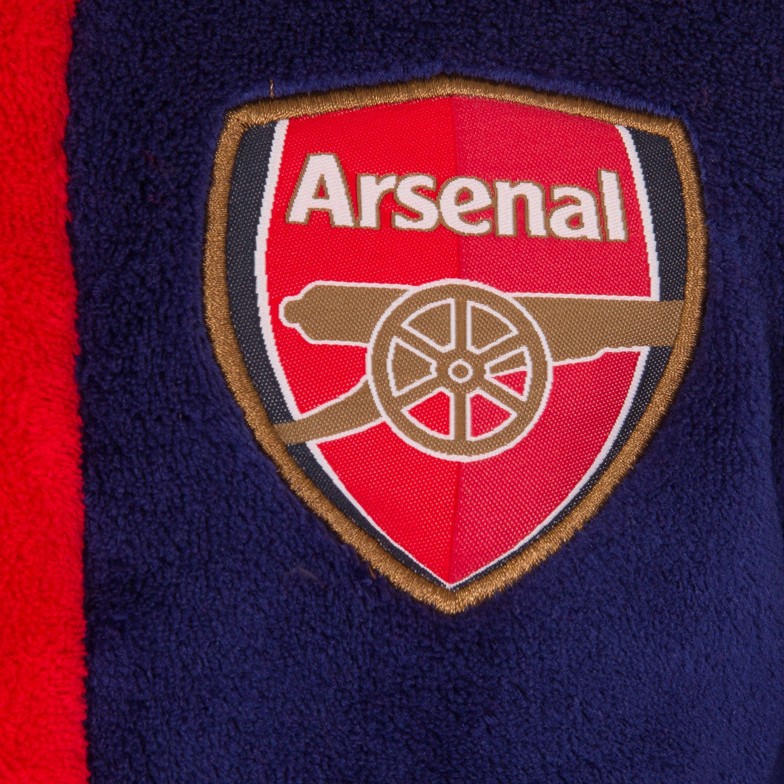 Arsenal kids dressing gown in blue with crest