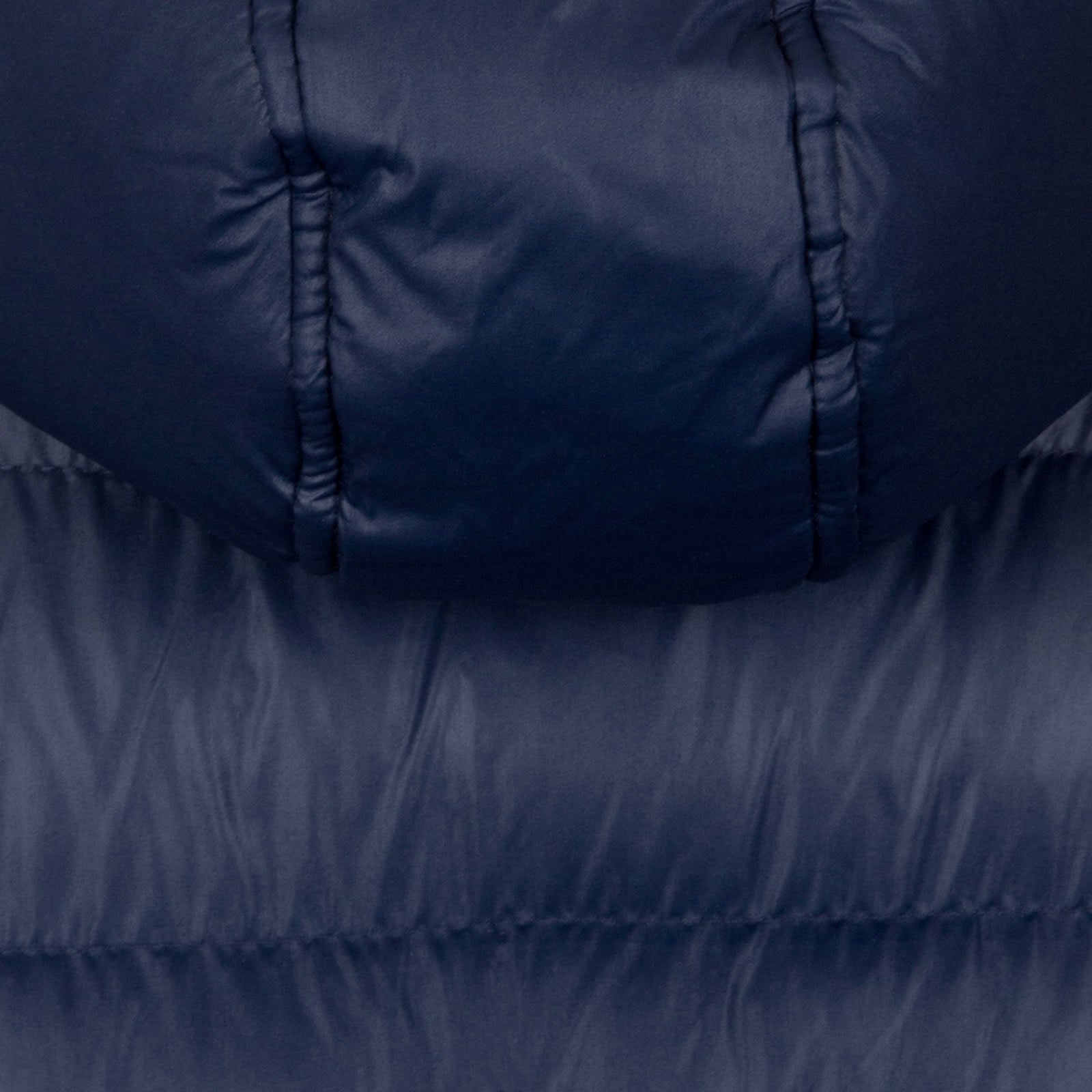 FC Barcelona kids quilted jacket in navy blue with club crest to chest.