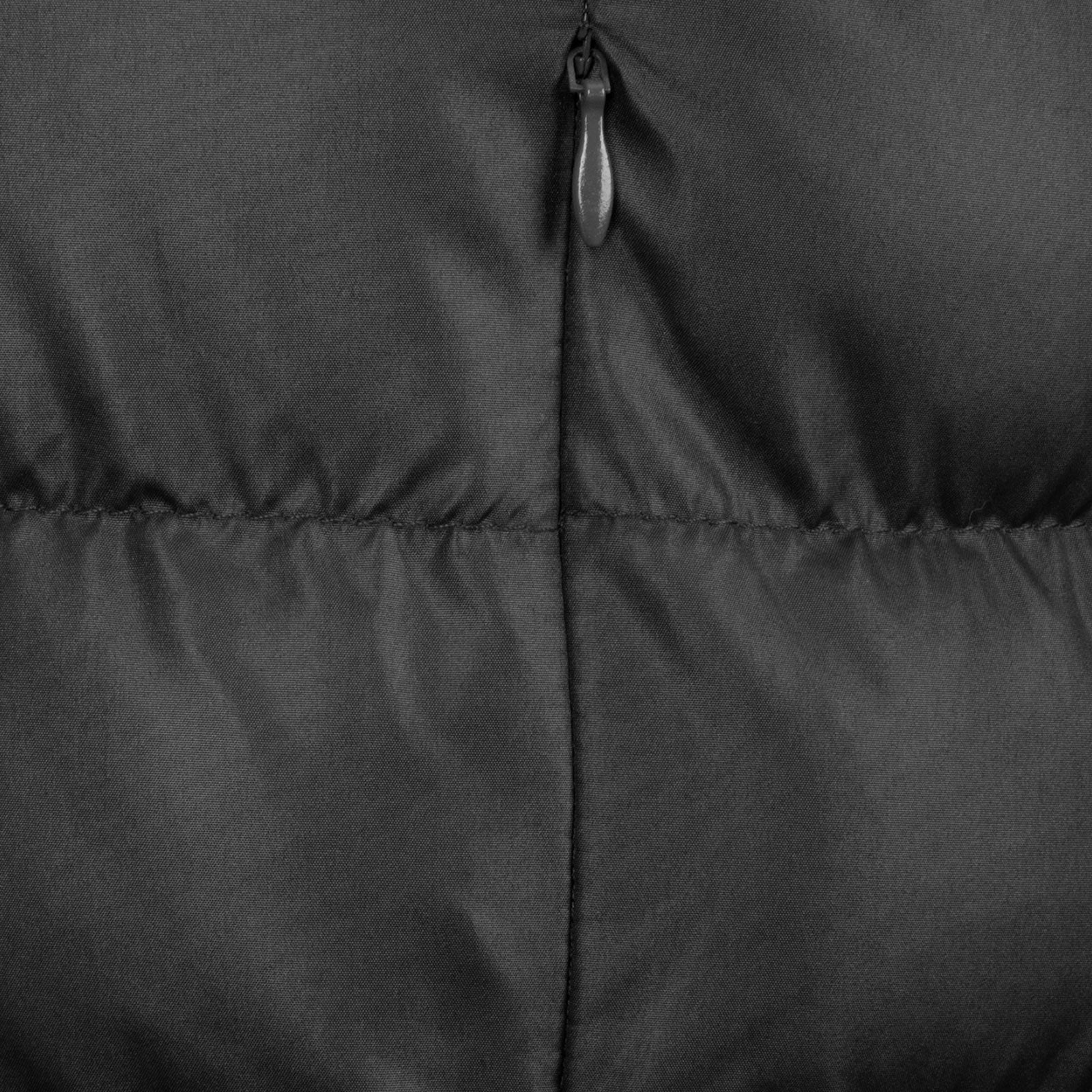 Celtic adults quilted jacket in black with club crest to the left of the chest.