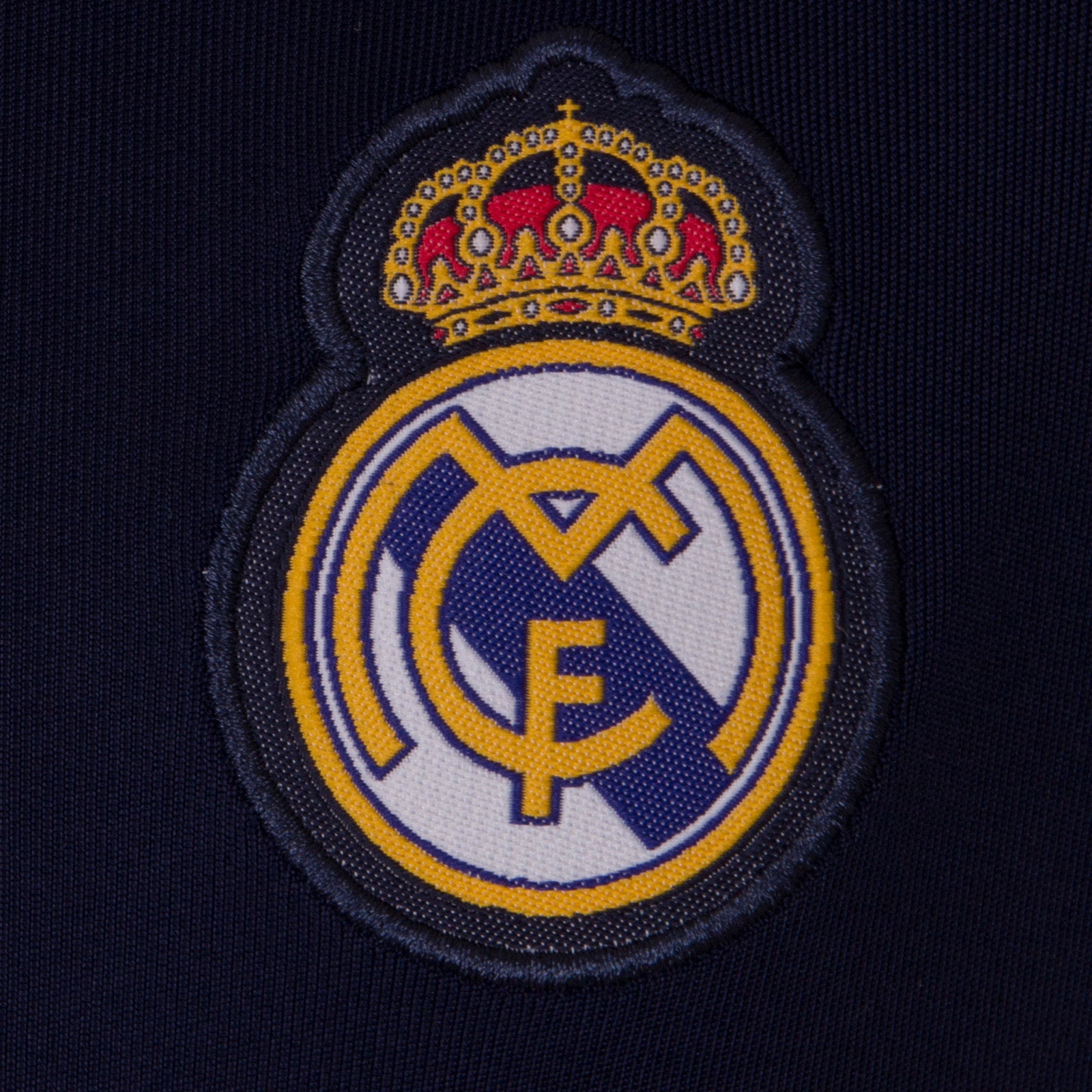 Real Madrid kids T-shirt in navy blue with woven club crest to chest