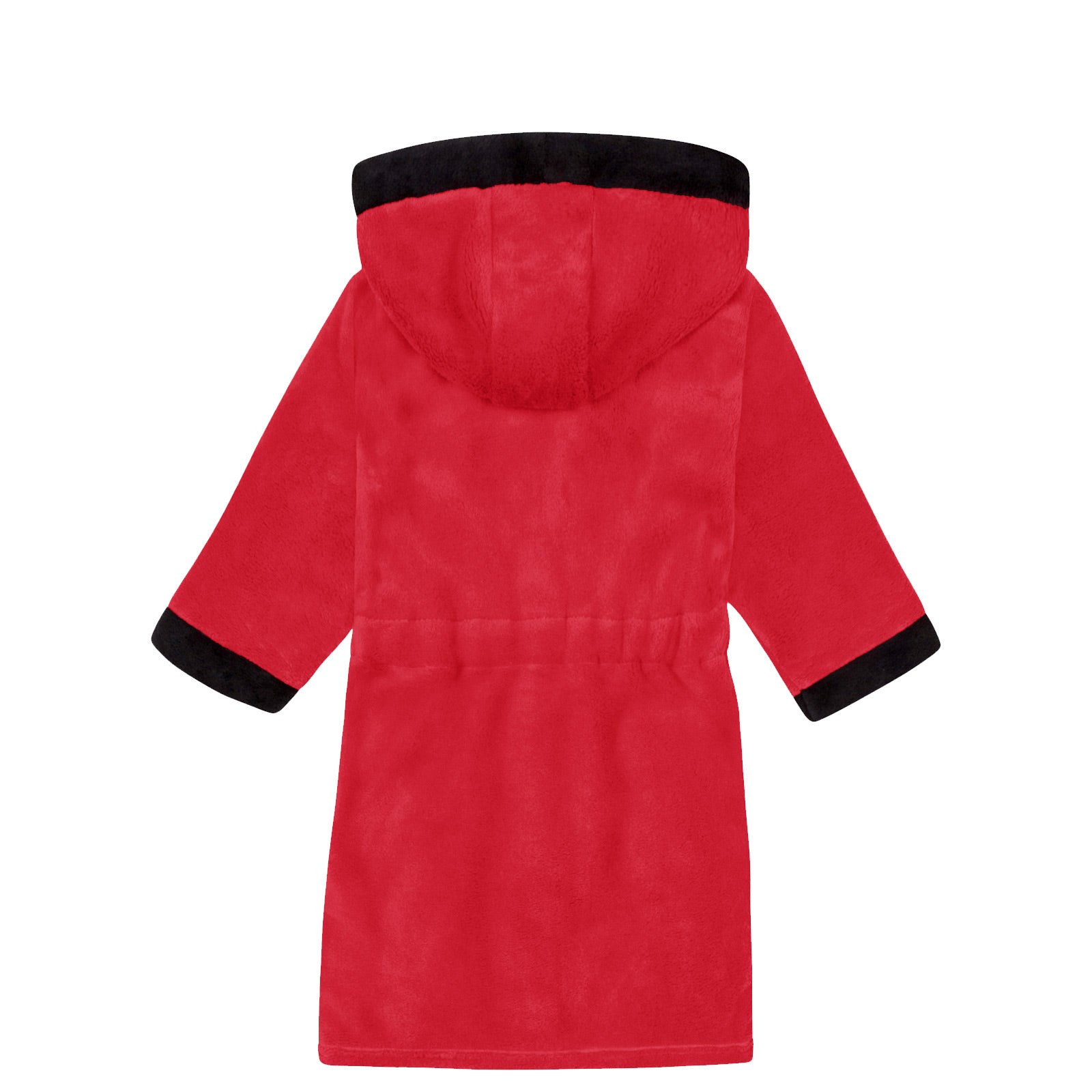 Liverpool kids hooded dressing gown in red with a crest