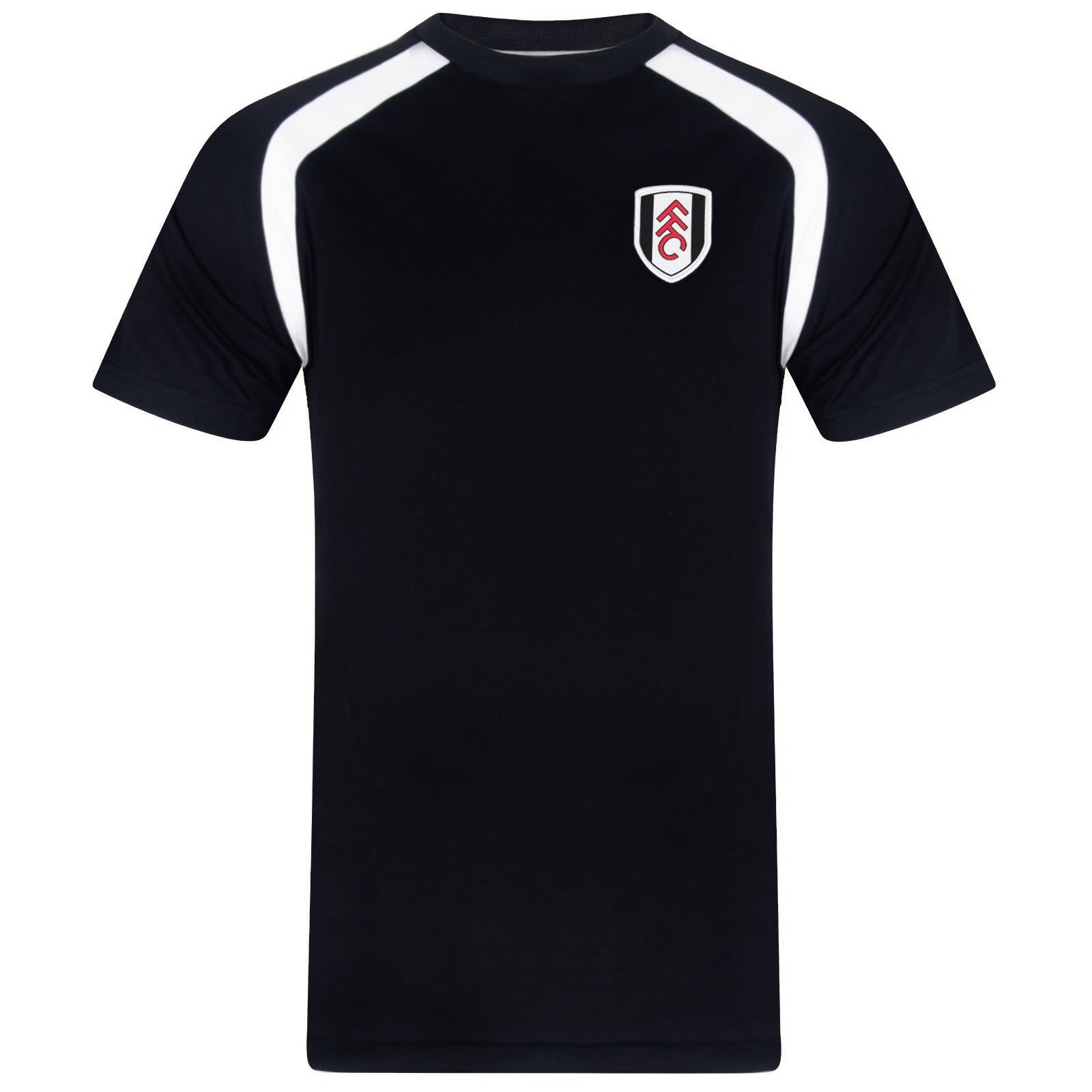 Fulham kids T-shirt in black with club crest to chest